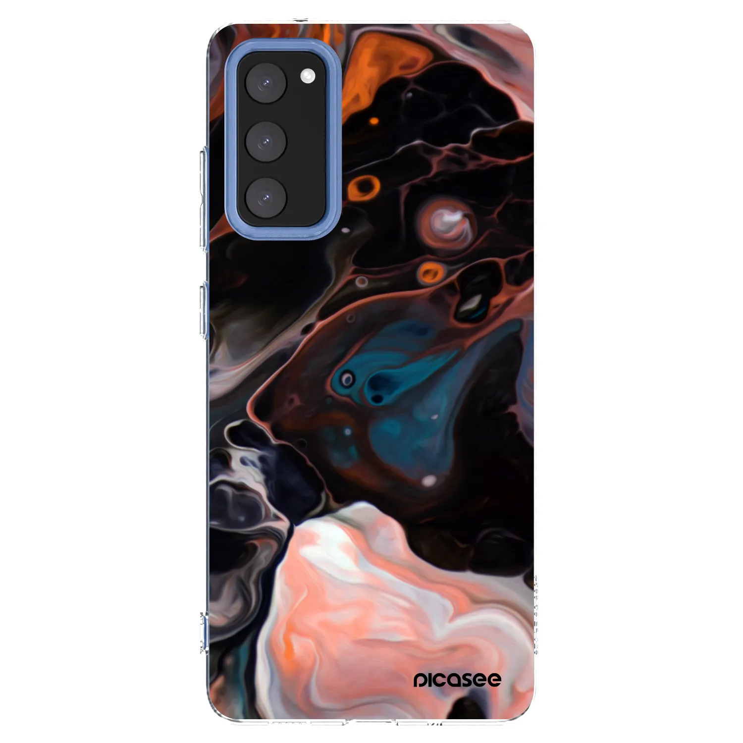 Picasee átlátszó szilikon tok az alábbi mobiltelefonokra Samsung Galaxy S20 FE - Cream