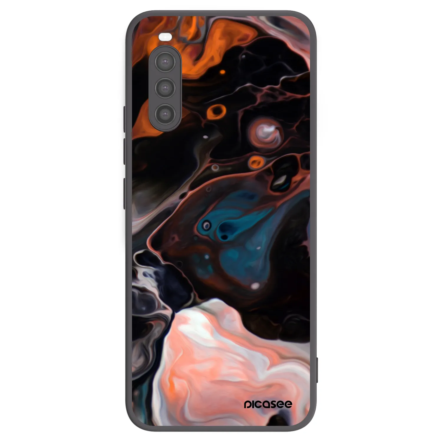 Picasee fekete szilikon tok az alábbi mobiltelefonokra Sony Xperia 10 II - Cream