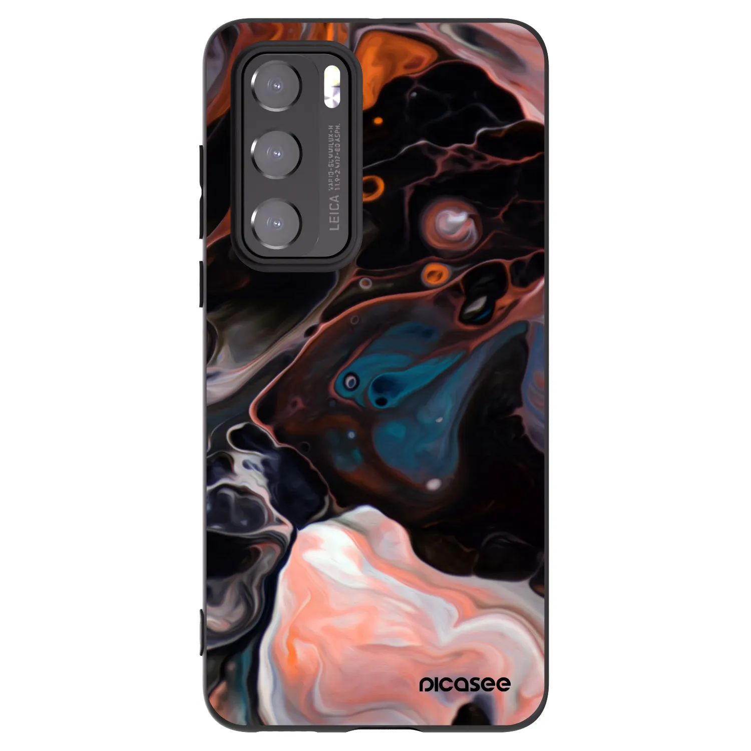 Picasee fekete szilikon tok az alábbi mobiltelefonokra Huawei P40 - Cream
