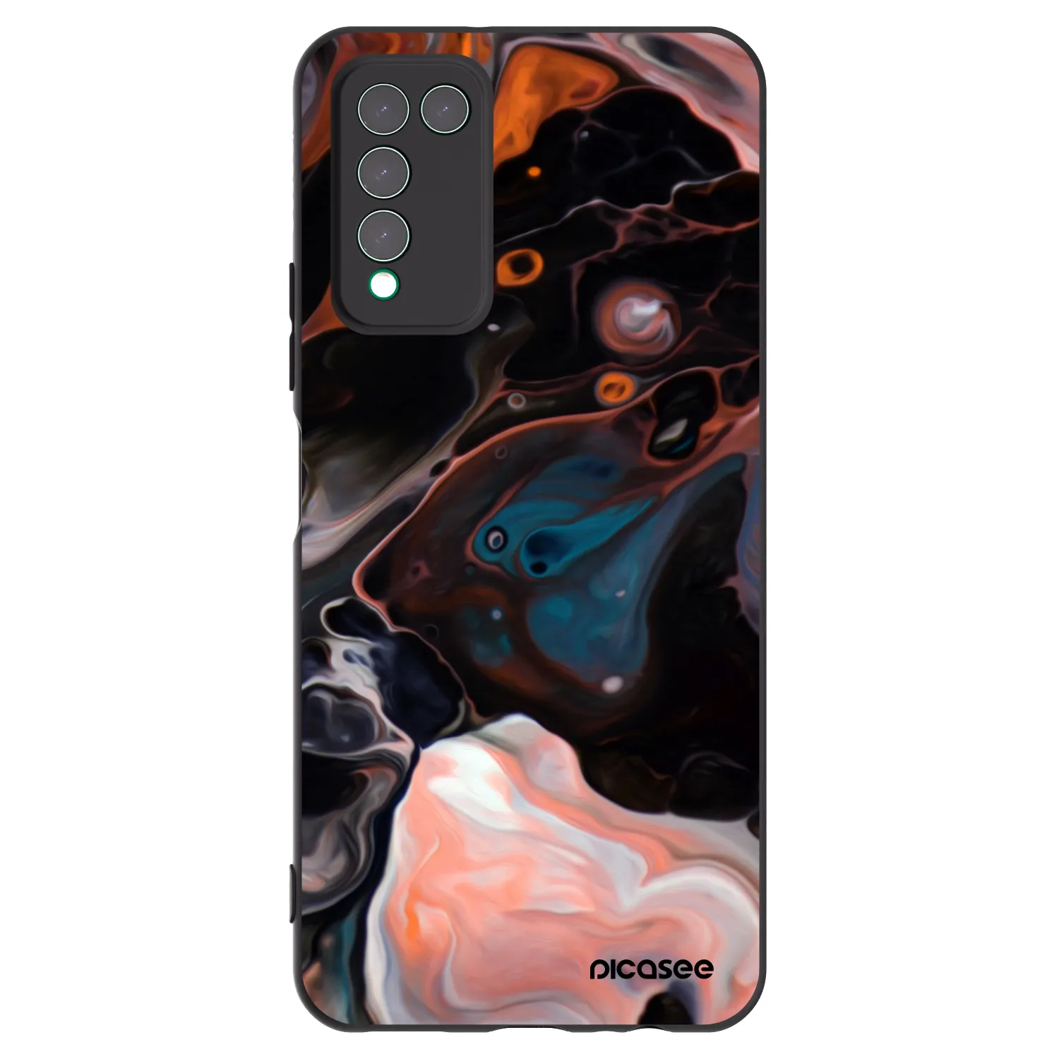 Picasee fekete szilikon tok az alábbi mobiltelefonokra Honor 10X Lite - Cream