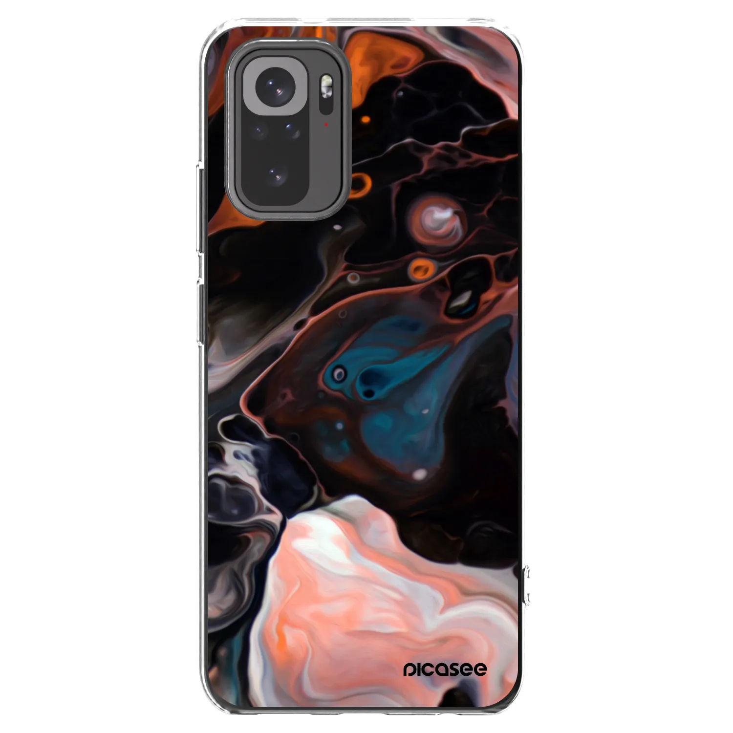 Picasee átlátszó szilikon tok az alábbi mobiltelefonokra Xiaomi Redmi Note 10 - Cream