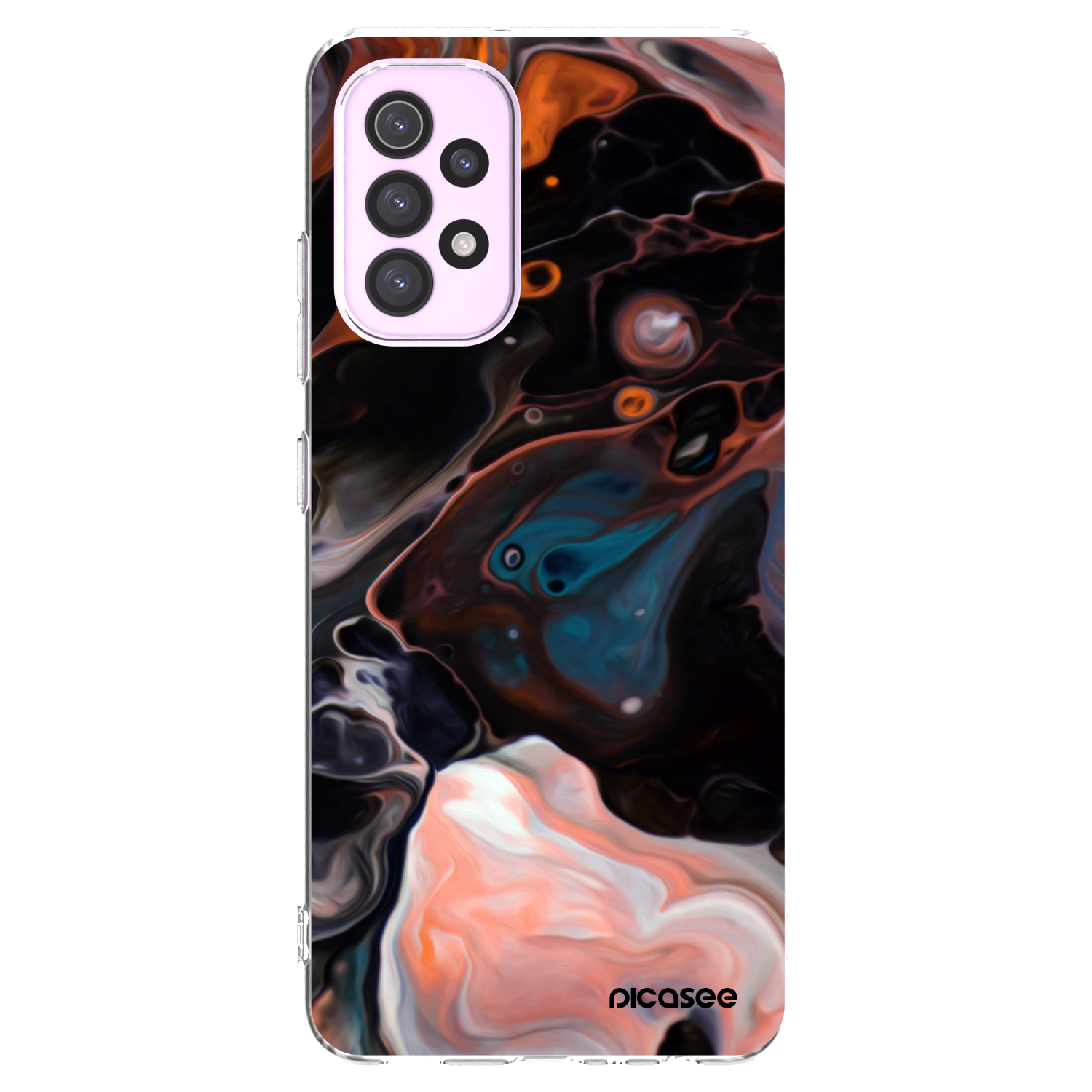 Picasee átlátszó szilikon tok az alábbi mobiltelefonokra Samsung Galaxy A32 5G A326B - Cream