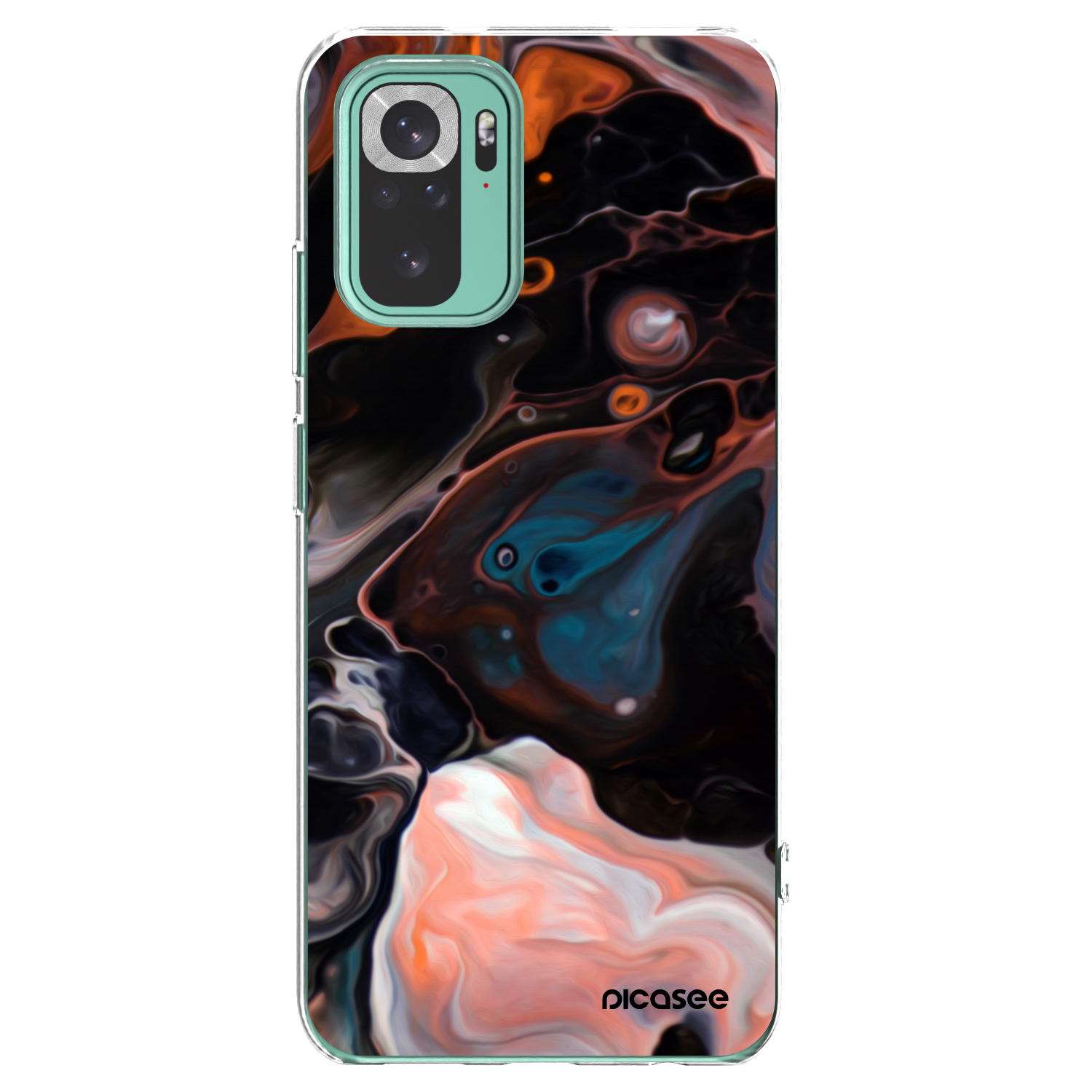 Picasee átlátszó szilikon tok az alábbi mobiltelefonokra Xiaomi Redmi Note 10 Pro - Cream