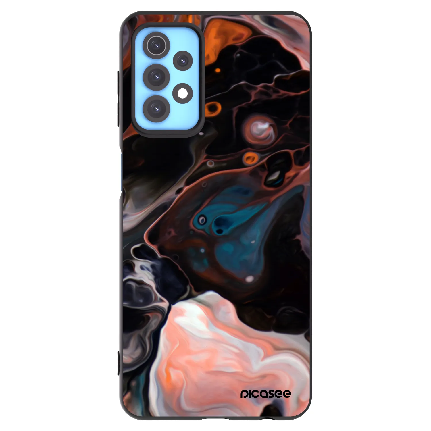 Picasee fekete szilikon tok az alábbi mobiltelefonokra Samsung Galaxy A32 4G SM-A325F - Cream