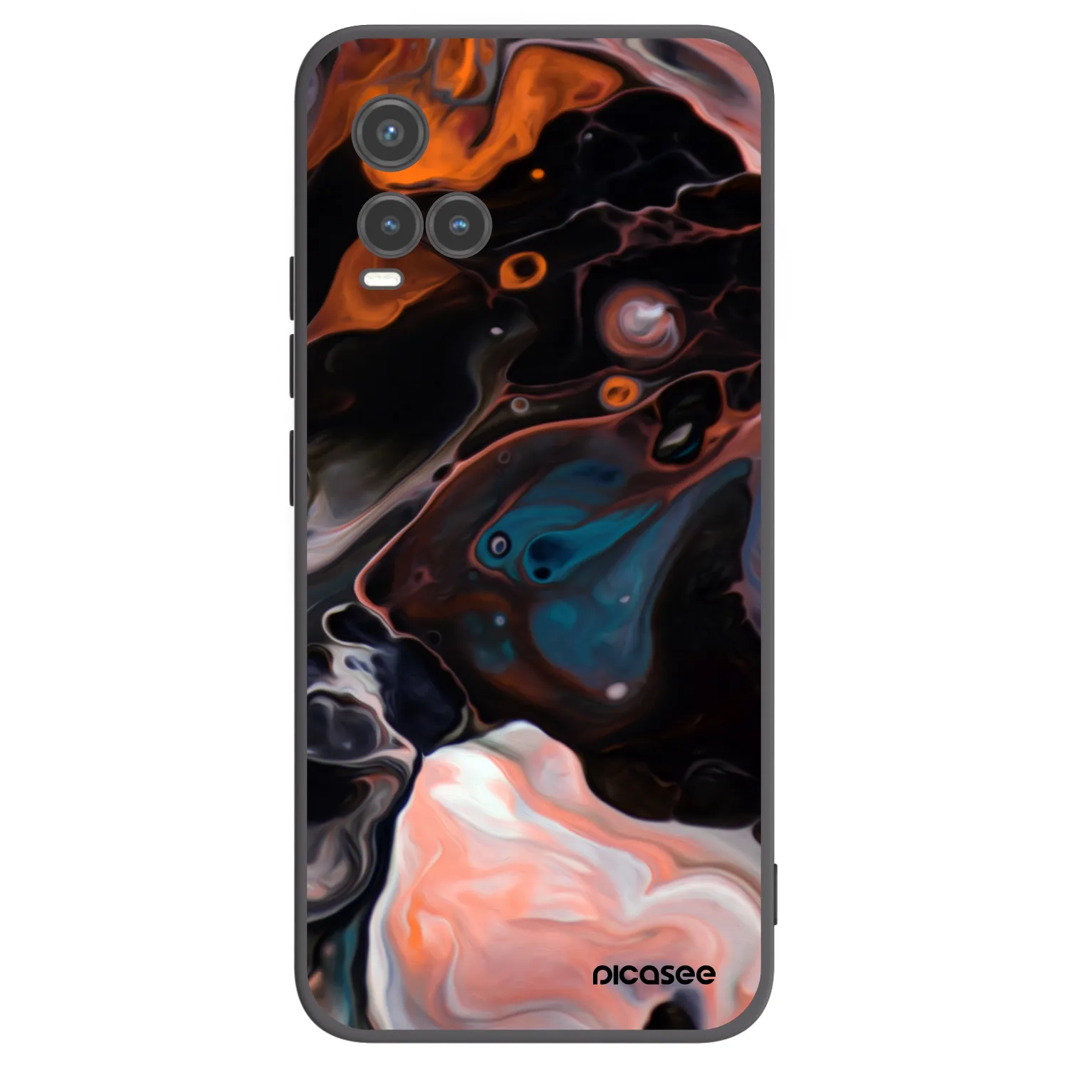 Picasee fekete szilikon tok az alábbi mobiltelefonokra Vivo Y33s - Cream
