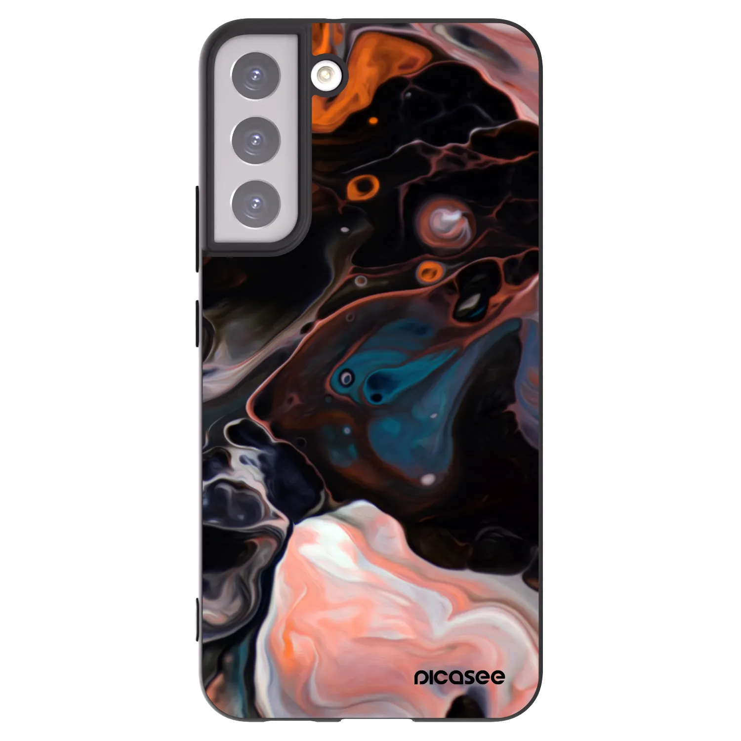 Picasee fekete szilikon tok az alábbi mobiltelefonokra Samsung Galaxy S22+ 5G - Cream