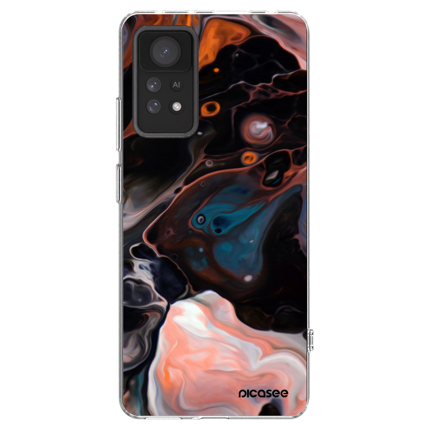 Picasee átlátszó szilikon tok az alábbi mobiltelefonokra Xiaomi Redmi Note 11 Pro 5G - Cream