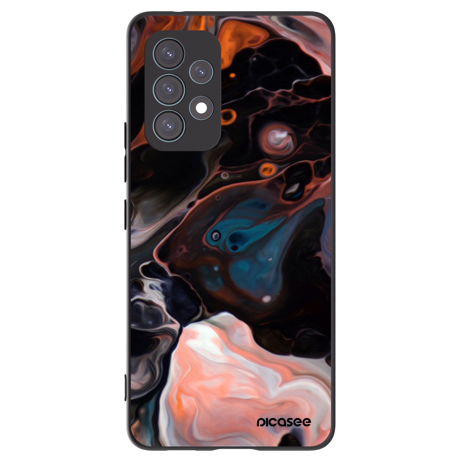 Picasee fekete szilikon tok az alábbi mobiltelefonokra Samsung Galaxy A53 5G A536 - Cream