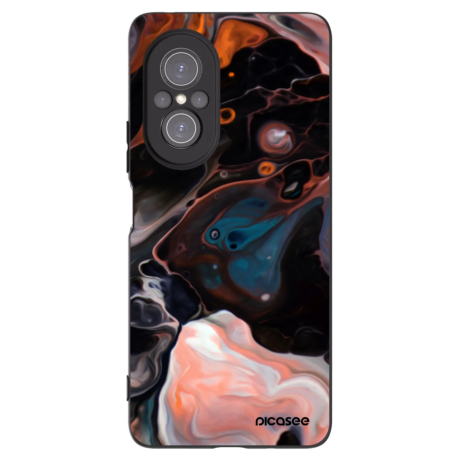 Picasee fekete szilikon tok az alábbi mobiltelefonokra Huawei Nova 9 SE - Cream