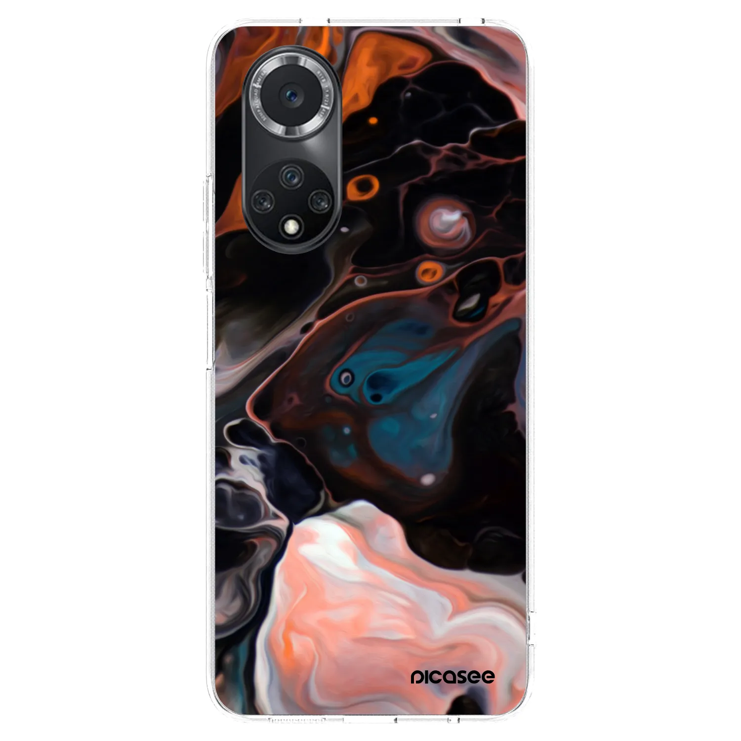 Picasee átlátszó szilikon tok az alábbi mobiltelefonokra Huawei Nova 9 SE - Cream