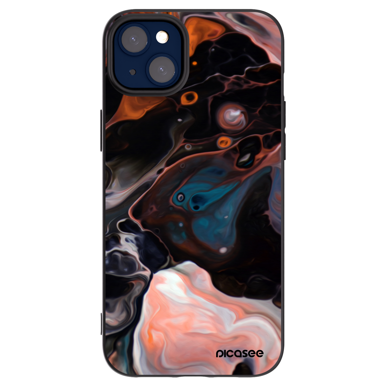 Picasee fekete szilikon tok az alábbi mobiltelefonokra Apple iPhone 14 Plus - Cream