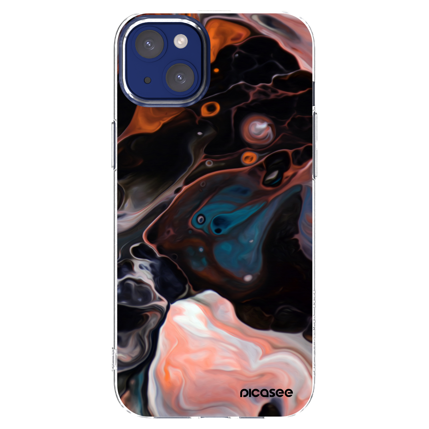 Picasee átlátszó szilikon tok az alábbi mobiltelefonokra Apple iPhone 14 Plus - Cream