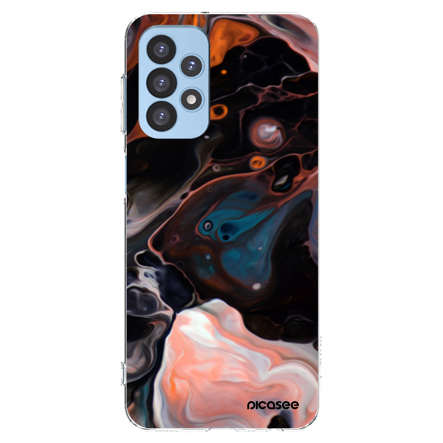 Picasee átlátszó szilikon tok az alábbi mobiltelefonokra Samsung Galaxy A23 A235F 4G - Cream