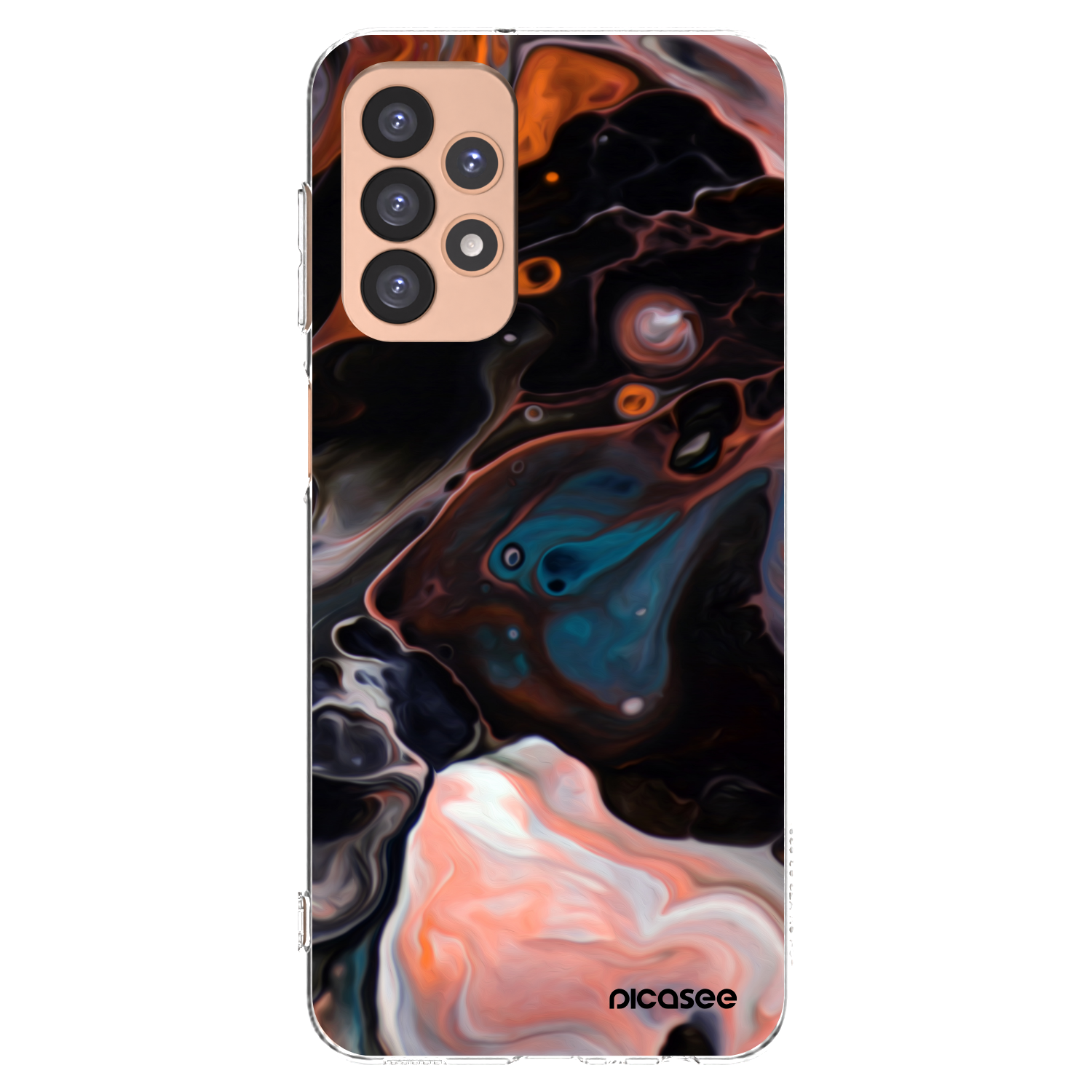 Picasee átlátszó szilikon tok az alábbi mobiltelefonokra Samsung Galaxy A23 A236B 5G - Cream