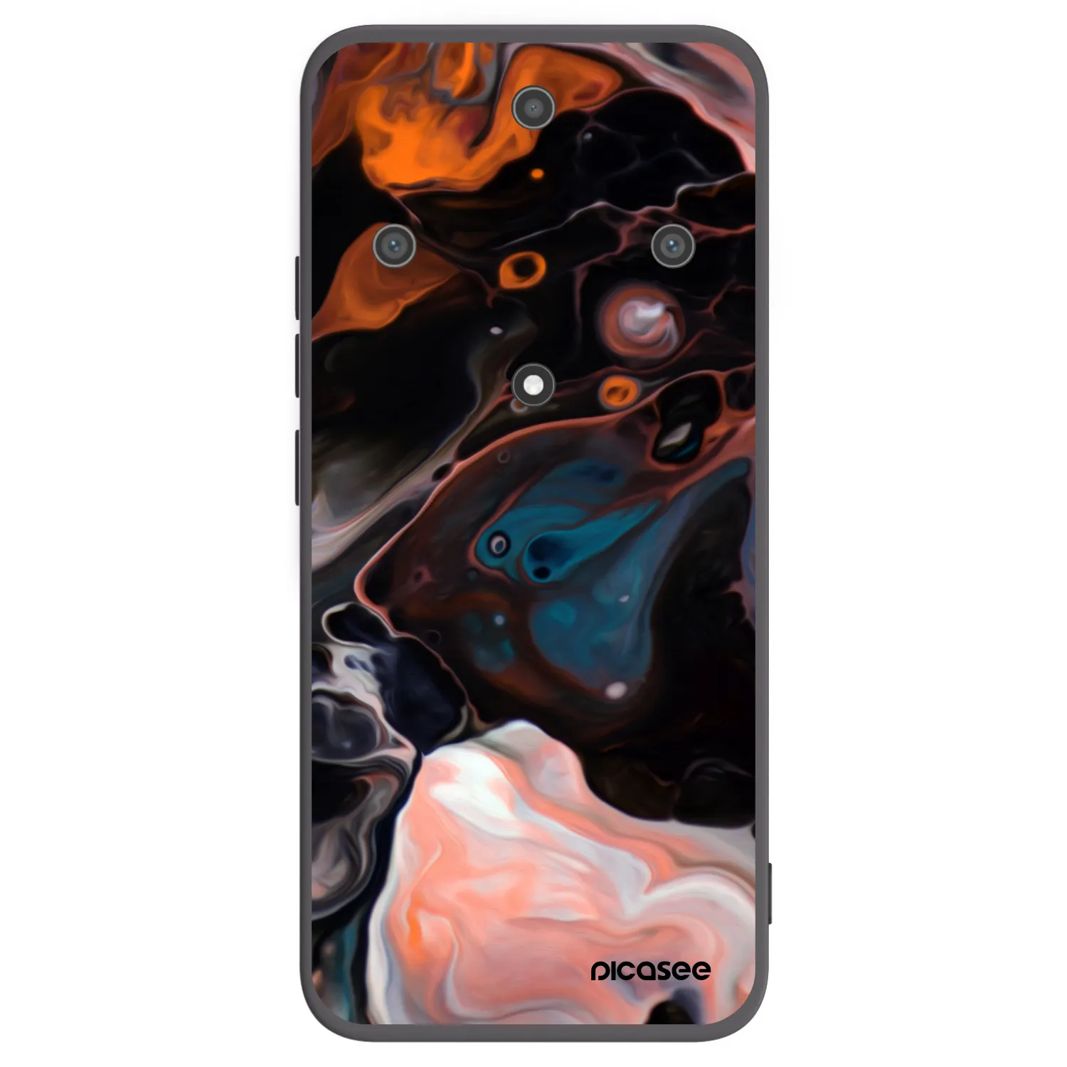 Picasee fekete szilikon tok az alábbi mobiltelefonokra Honor Magic5 Lite 5G - Cream