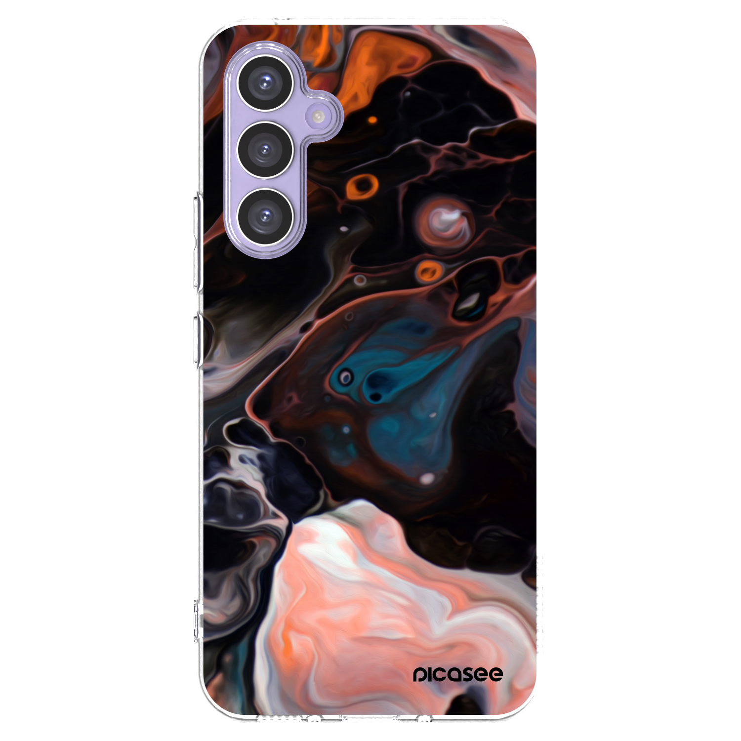 Picasee átlátszó szilikon tok az alábbi mobiltelefonokra Samsung Galaxy A54 5G A546B - Cream
