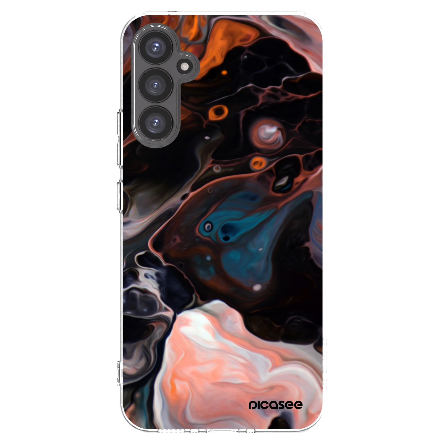 Picasee átlátszó szilikon tok az alábbi mobiltelefonokra Samsung Galaxy A34 5G A346B - Cream
