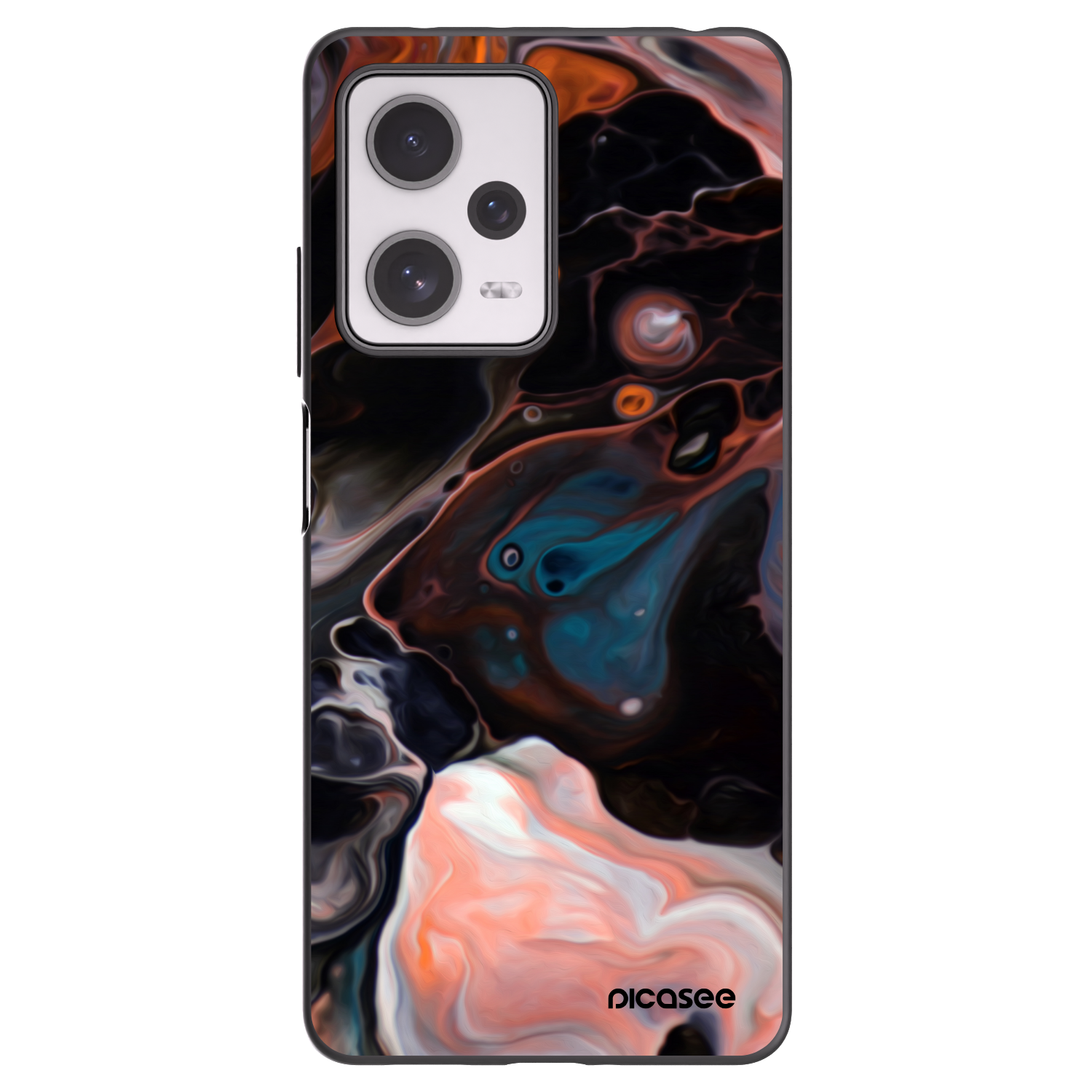 Picasee fekete szilikon tok az alábbi mobiltelefonokra Xiaomi Redmi Note 12 Pro+ 5G - Cream
