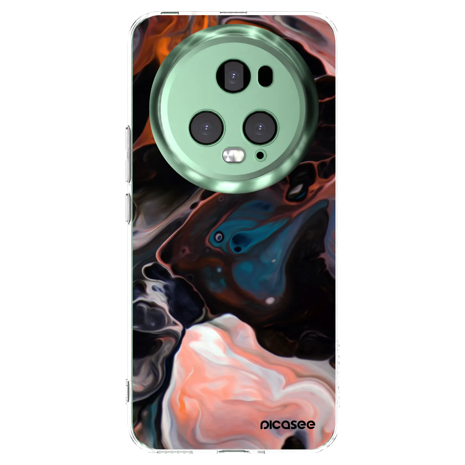 Picasee átlátszó szilikon tok az alábbi mobiltelefonokra Honor Magic5 Pro - Cream