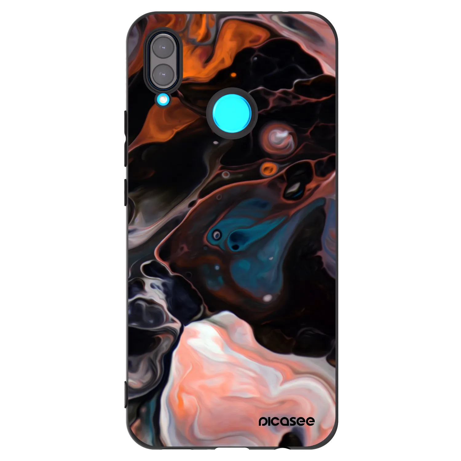 Picasee fekete szilikon tok az alábbi mobiltelefonokra Huawei Nova 3i - Cream