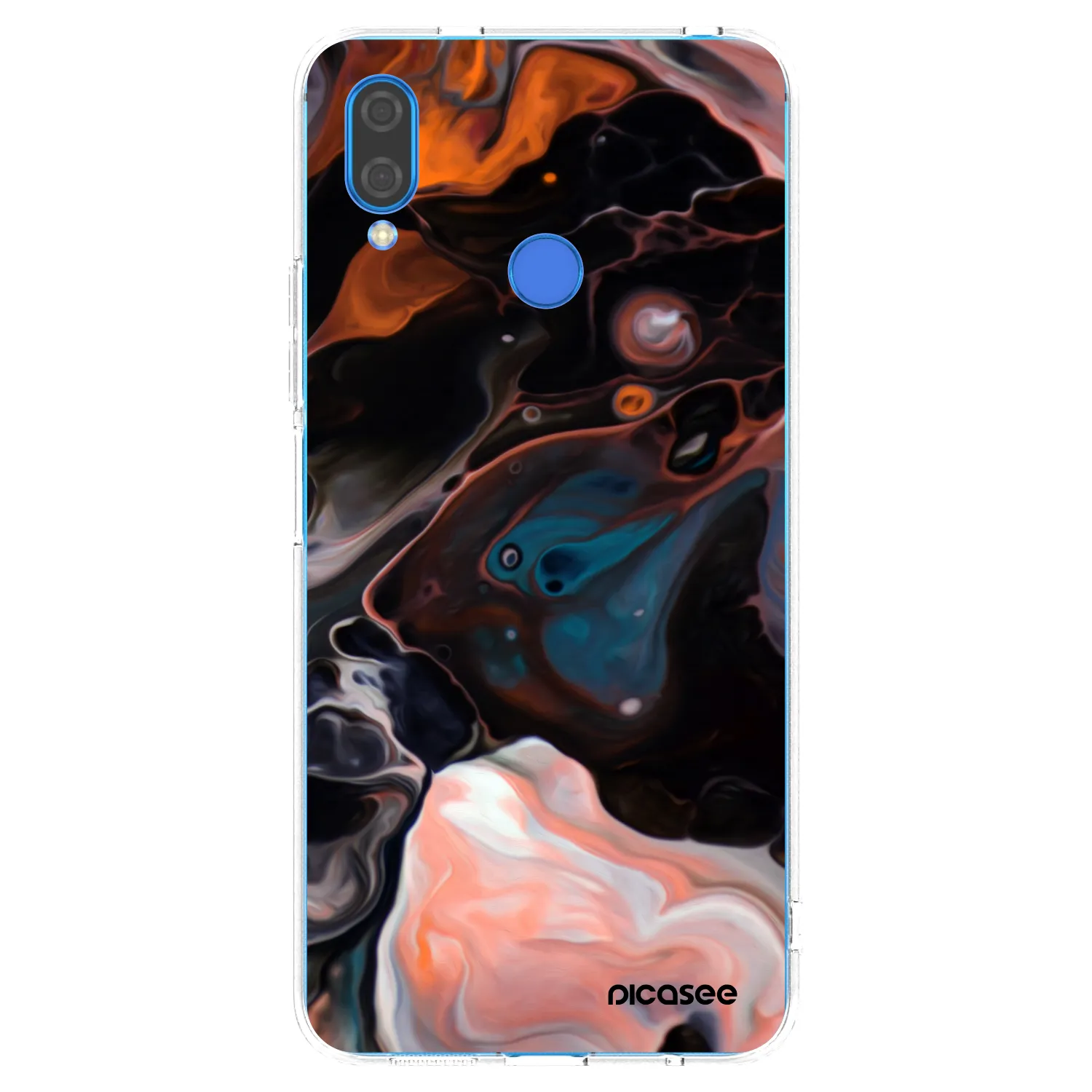 Picasee átlátszó szilikon tok az alábbi mobiltelefonokra Huawei Nova 3i - Cream