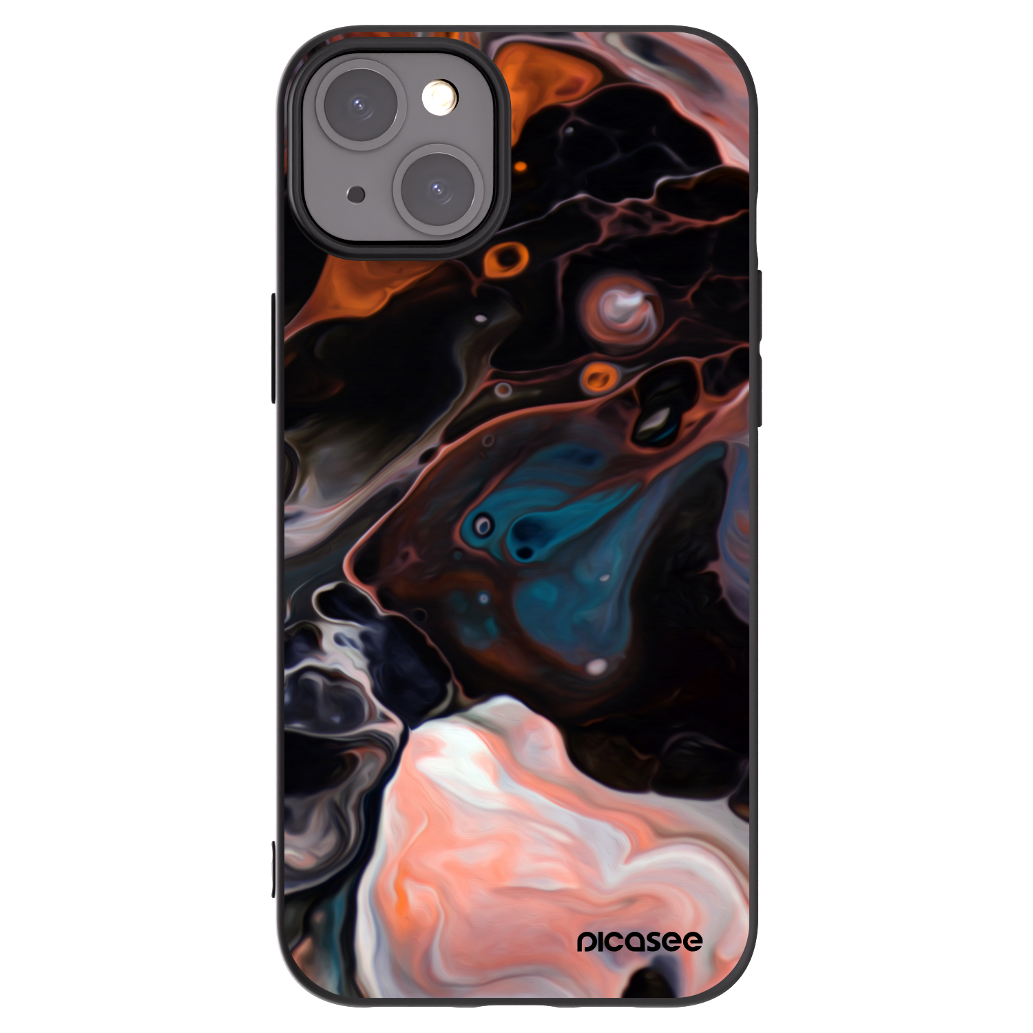 Picasee fekete szilikon tok az alábbi mobiltelefonokra Apple iPhone 15 Plus - Cream