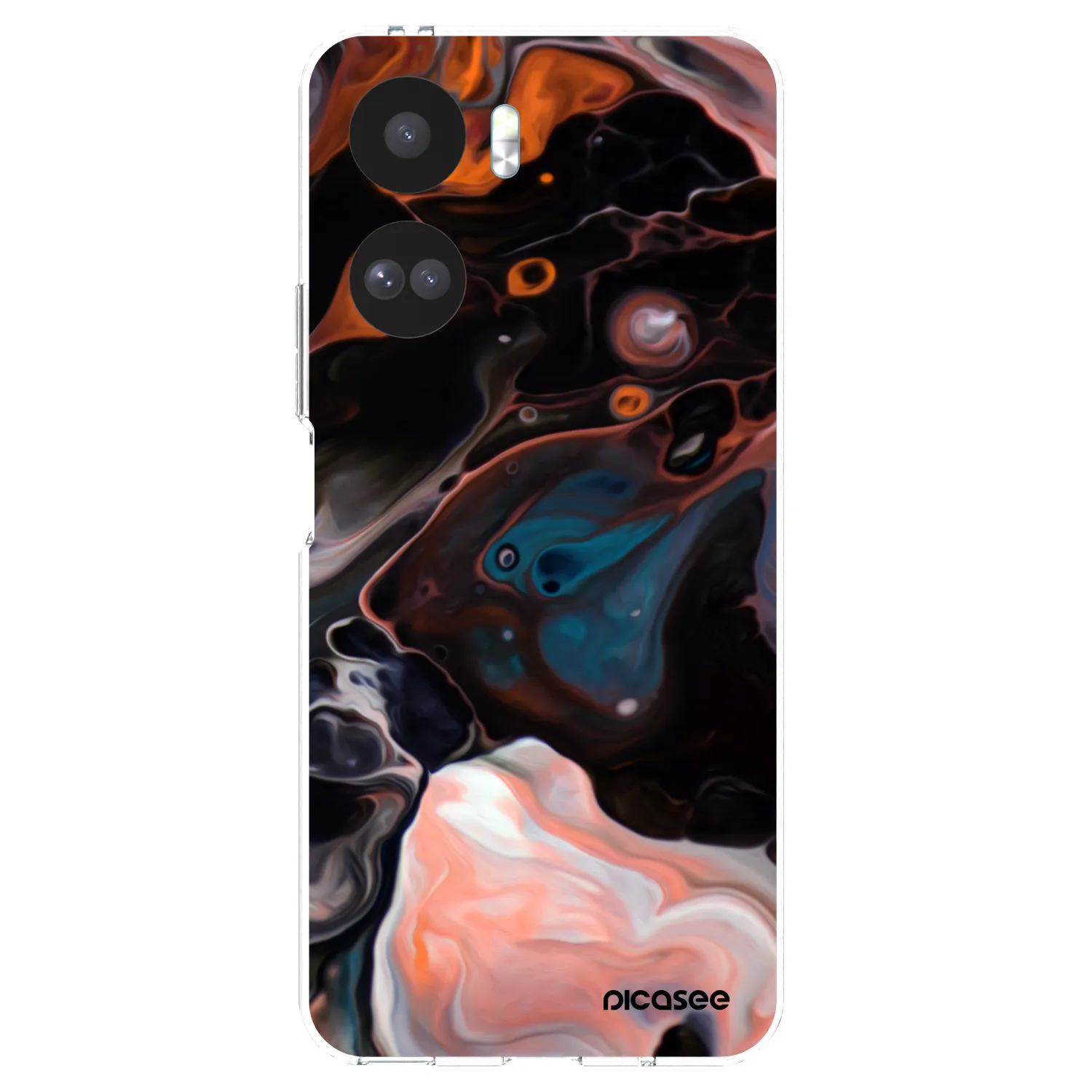 Picasee átlátszó szilikon tok az alábbi mobiltelefonokra Honor 90 Lite 5G - Cream