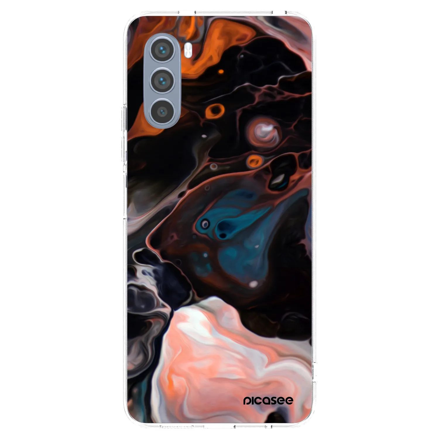 Picasee átlátszó szilikon tok az alábbi mobiltelefonokra Motorola Moto G62 - Cream