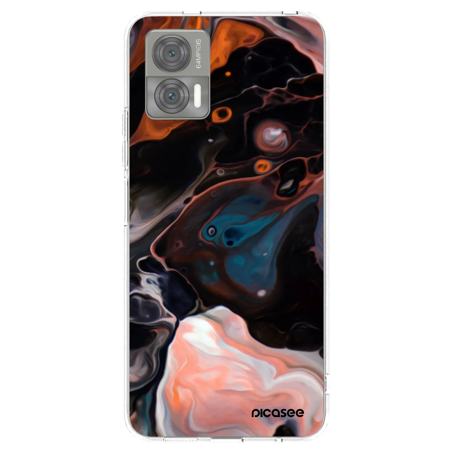 Picasee átlátszó szilikon tok az alábbi mobiltelefonokra Motorola Edge 30 Neo - Cream