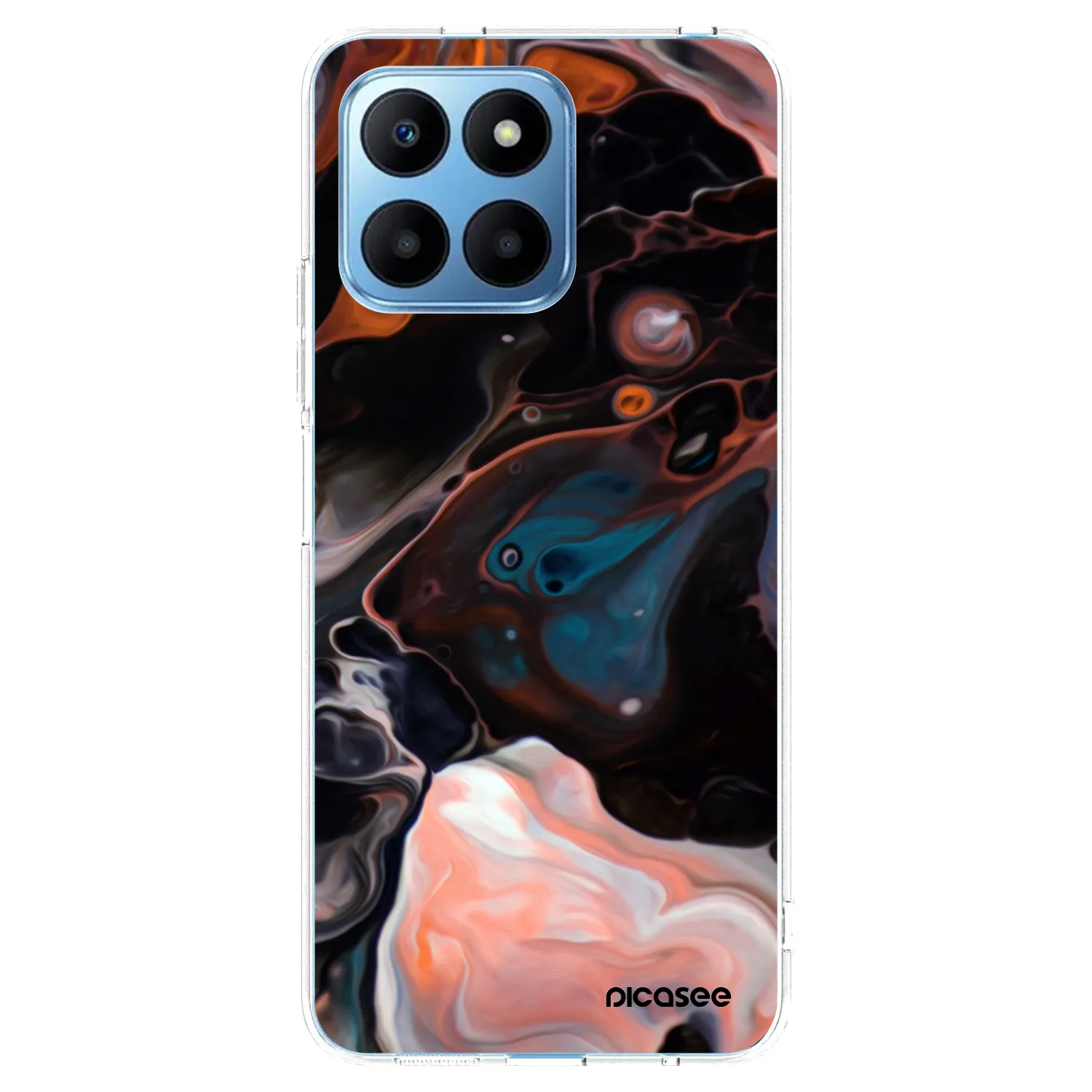 Picasee átlátszó szilikon tok az alábbi mobiltelefonokra Honor 70 Lite - Cream