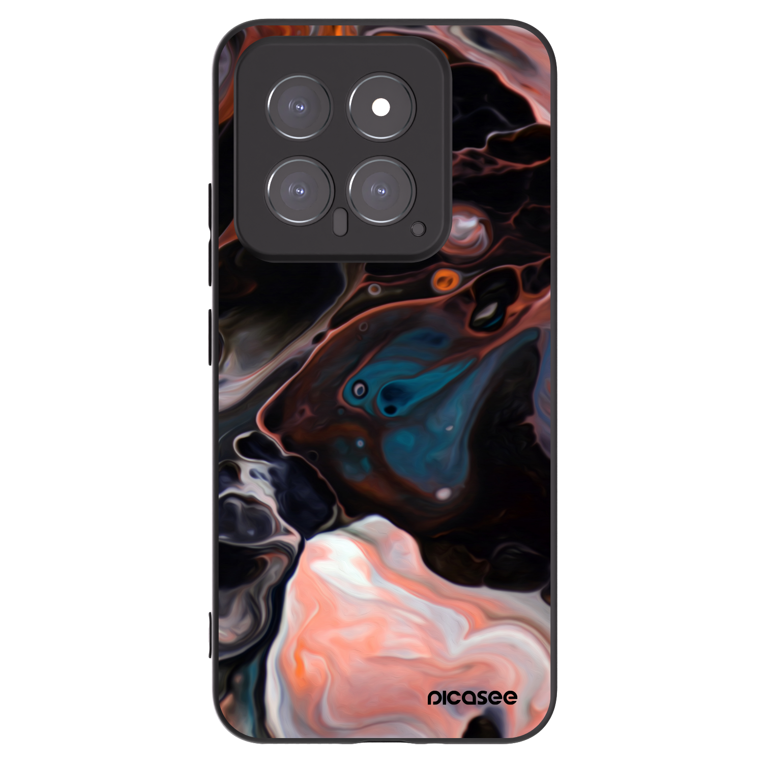 Picasee fekete szilikon tok az alábbi mobiltelefonokra Xiaomi 14 - Cream