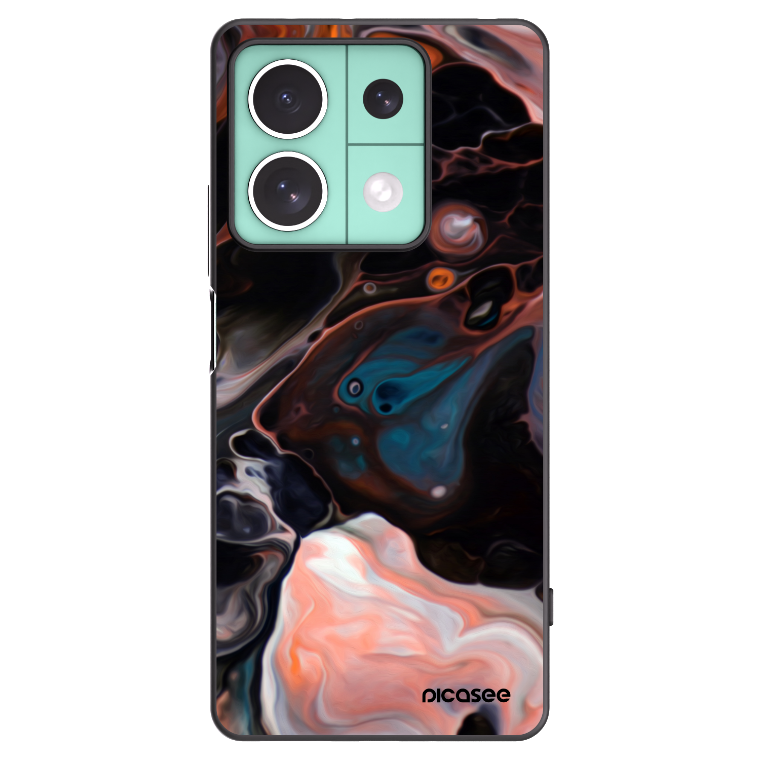 Picasee fekete szilikon tok az alábbi mobiltelefonokra Xiaomi Redmi Note 13 5G - Cream