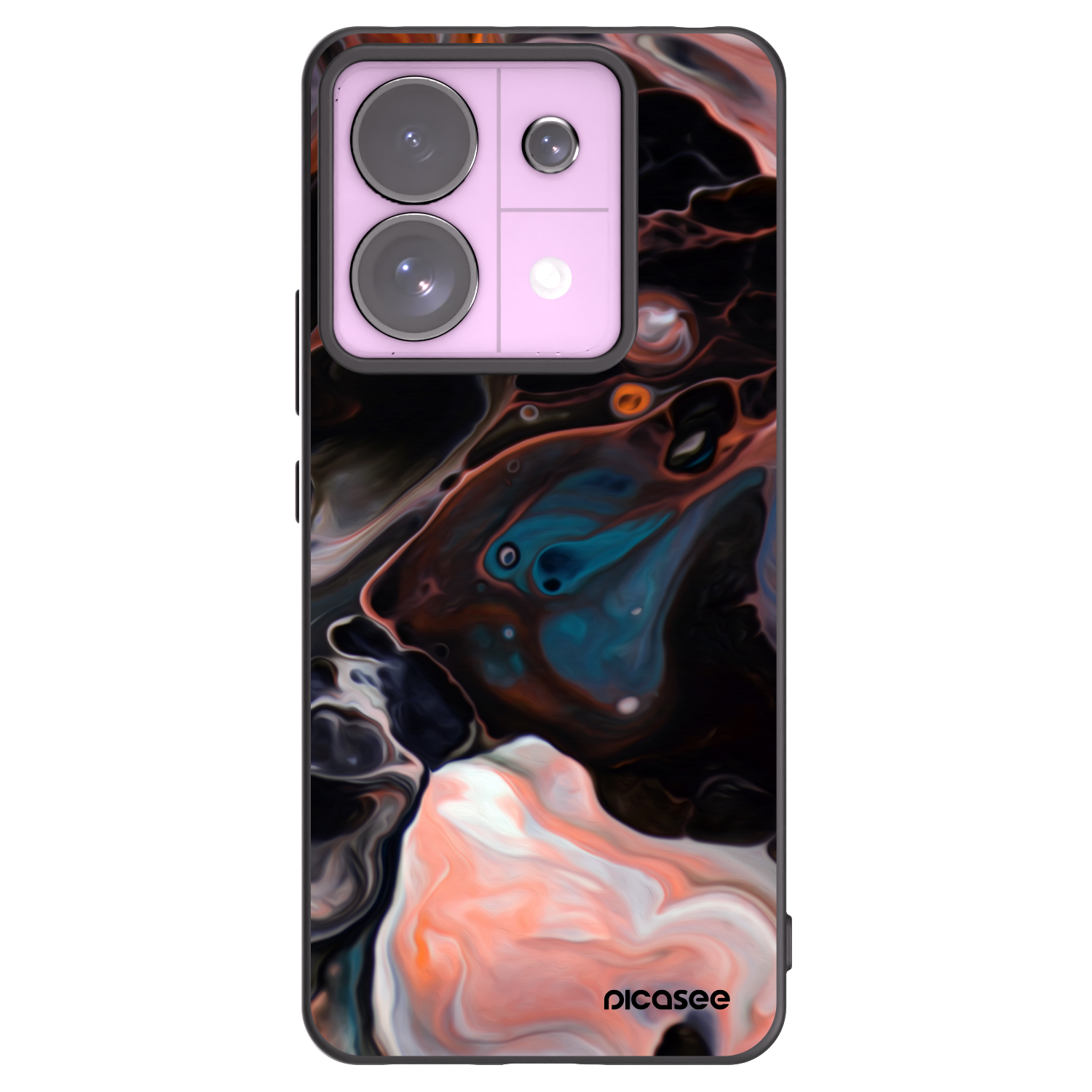 Picasee fekete szilikon tok az alábbi mobiltelefonokra Xiaomi Redmi Note 13 Pro 5G - Cream