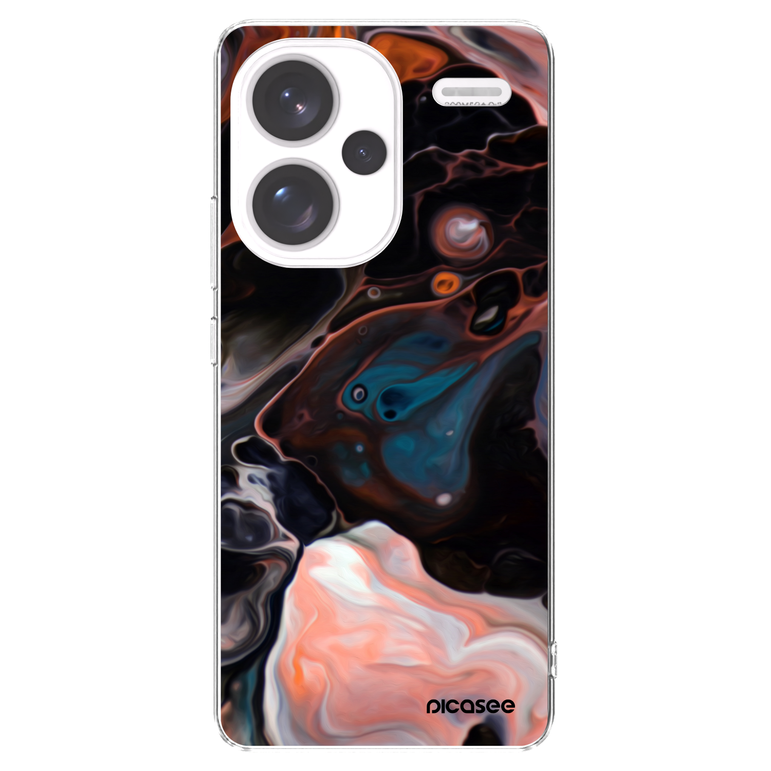 Picasee átlátszó szilikon tok az alábbi mobiltelefonokra Xiaomi Redmi Note 13 Pro+ 5G - Cream