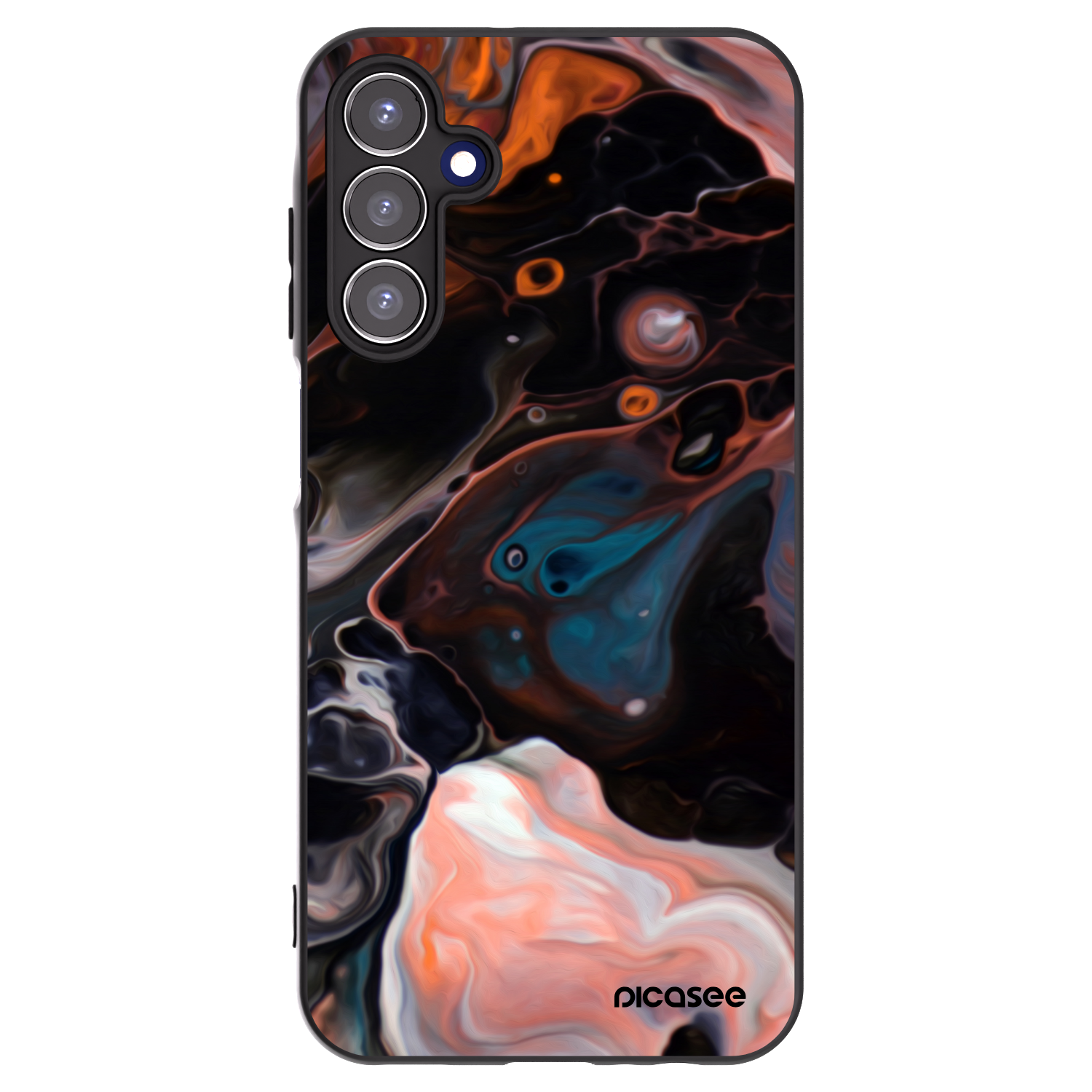 Picasee fekete szilikon tok az alábbi mobiltelefonokra Samsung Galaxy A15 A155F 4G - Cream