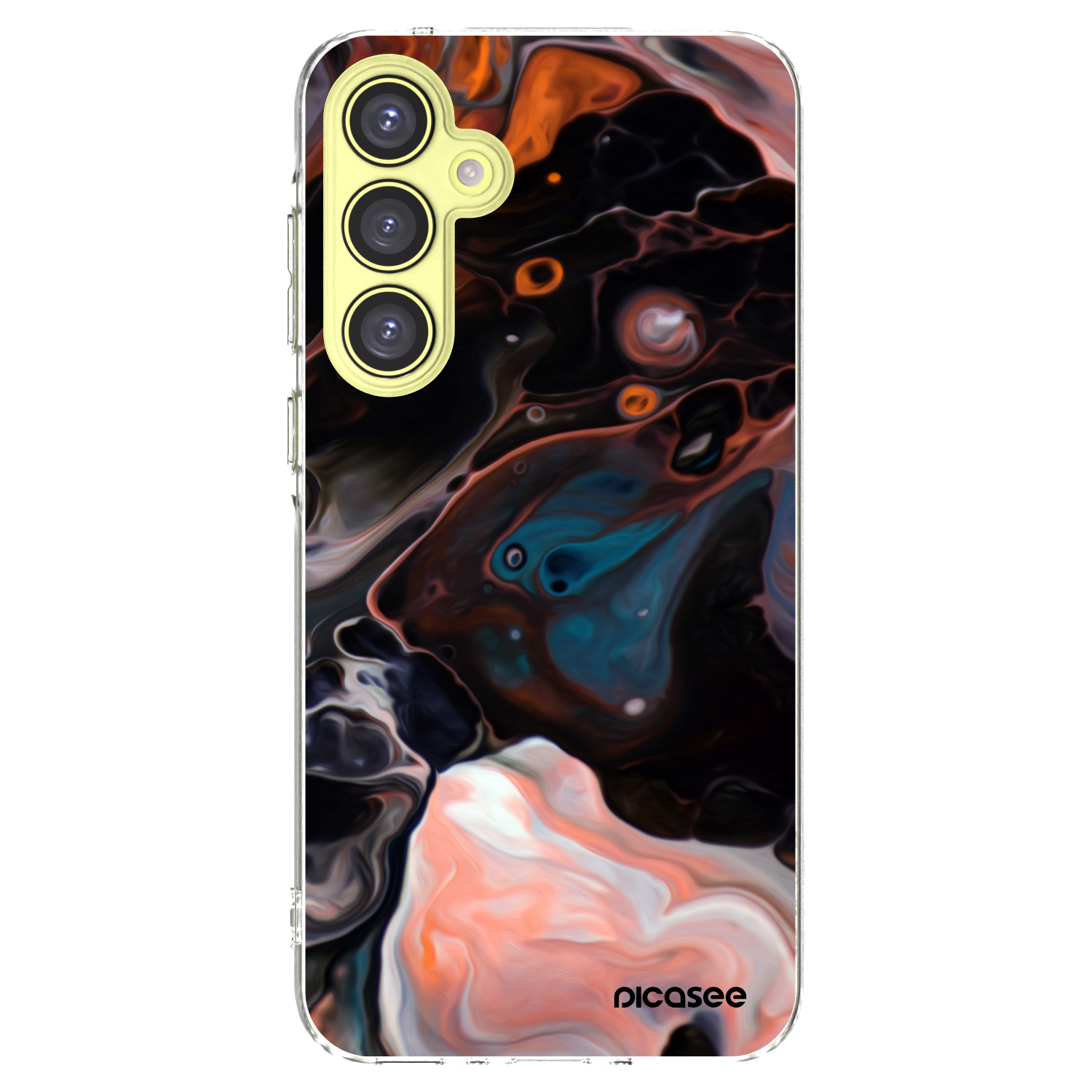 Picasee átlátszó szilikon tok az alábbi mobiltelefonokra Samsung Galaxy A35 5G A356B - Cream