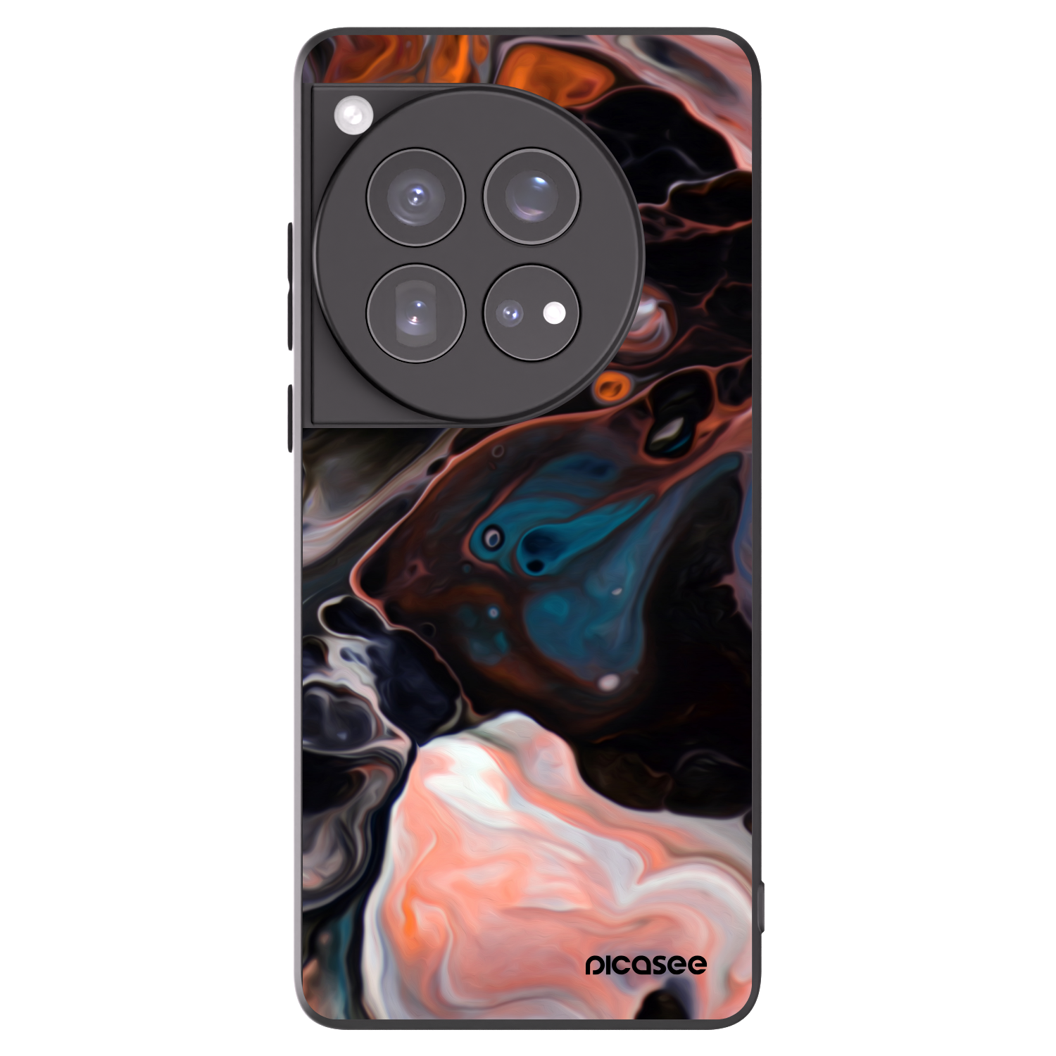 Picasee fekete szilikon tok az alábbi mobiltelefonokra OnePlus 12 5G - Cream