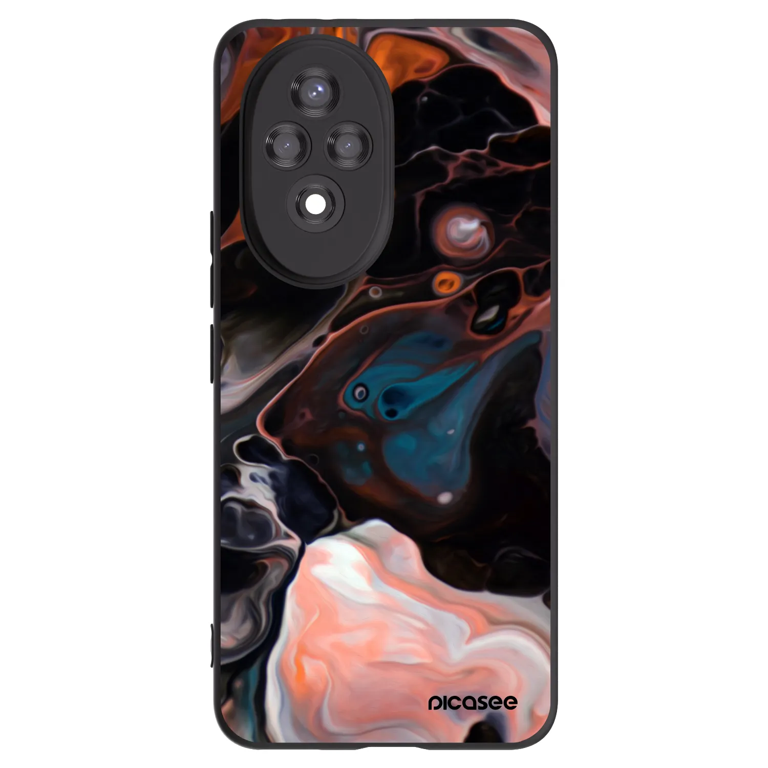 Picasee fekete szilikon tok az alábbi mobiltelefonokra Honor 200 Pro 5G - Cream