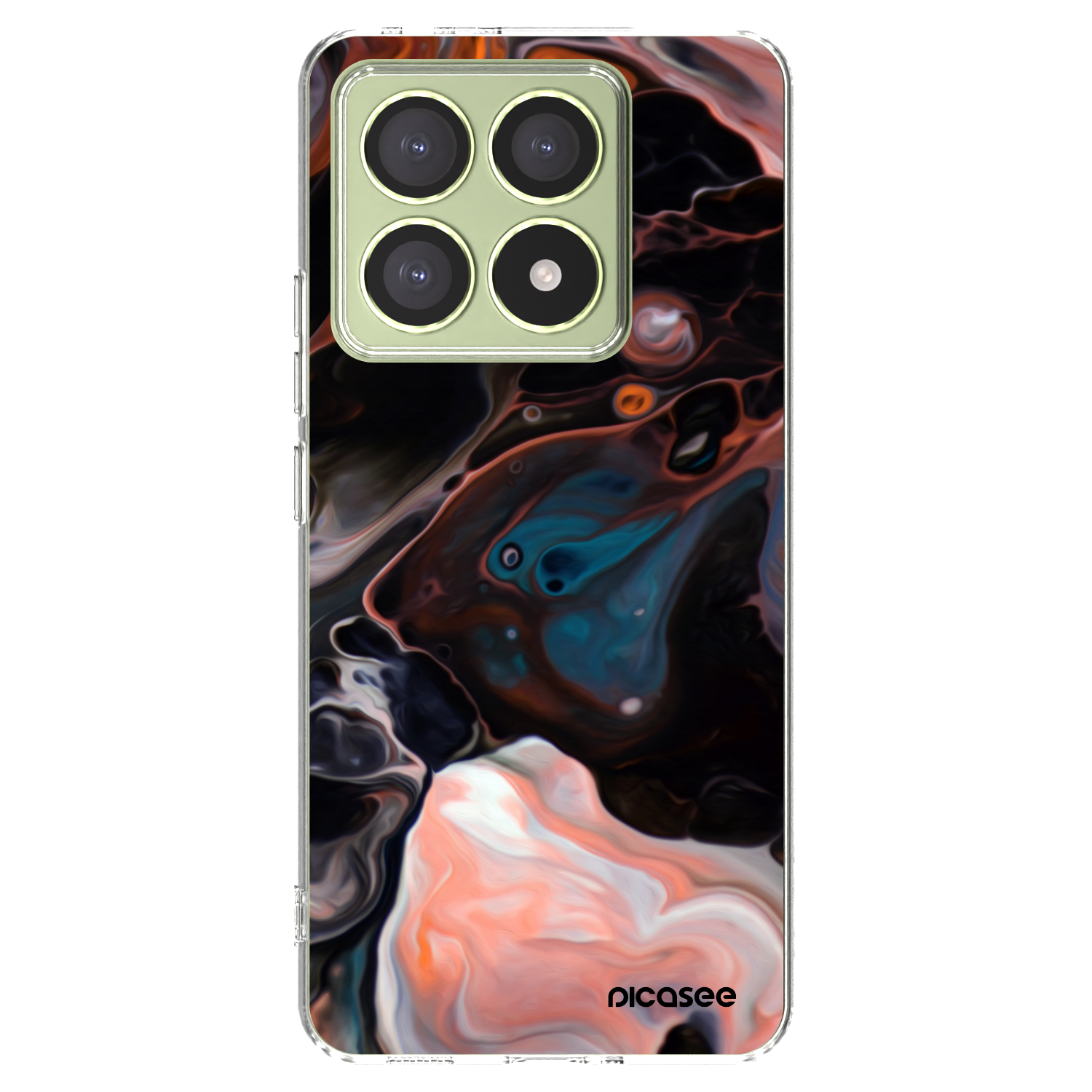 Picasee átlátszó szilikon tok az alábbi mobiltelefonokra Xiaomi 14T - Cream