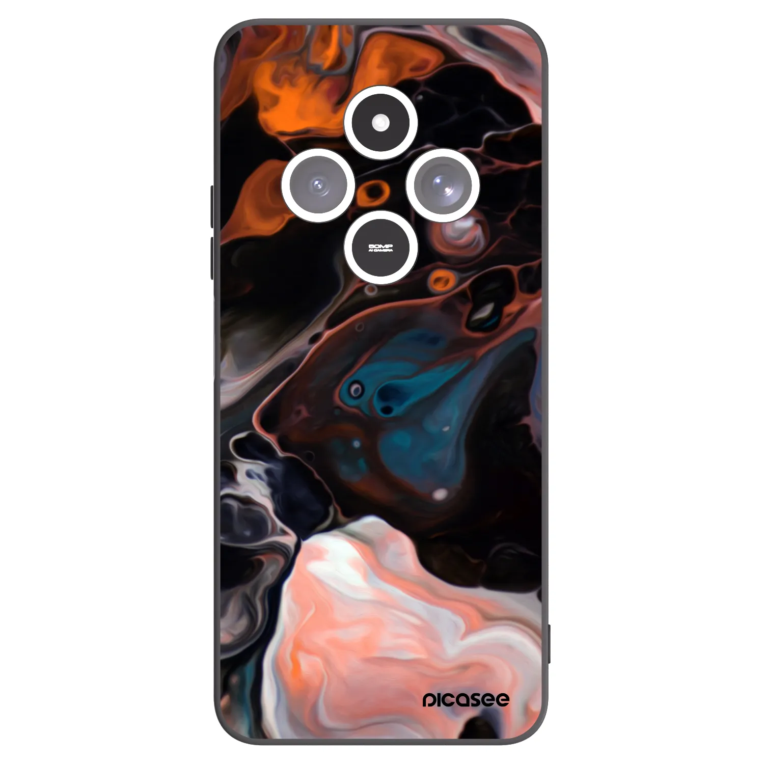 Picasee fekete szilikon tok az alábbi mobiltelefonokra Xiaomi Redmi 14C - Cream