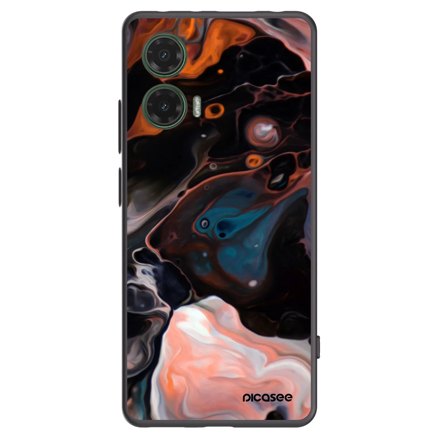 Picasee fekete szilikon tok az alábbi mobiltelefonokra Motorola Moto G35 5G - Cream