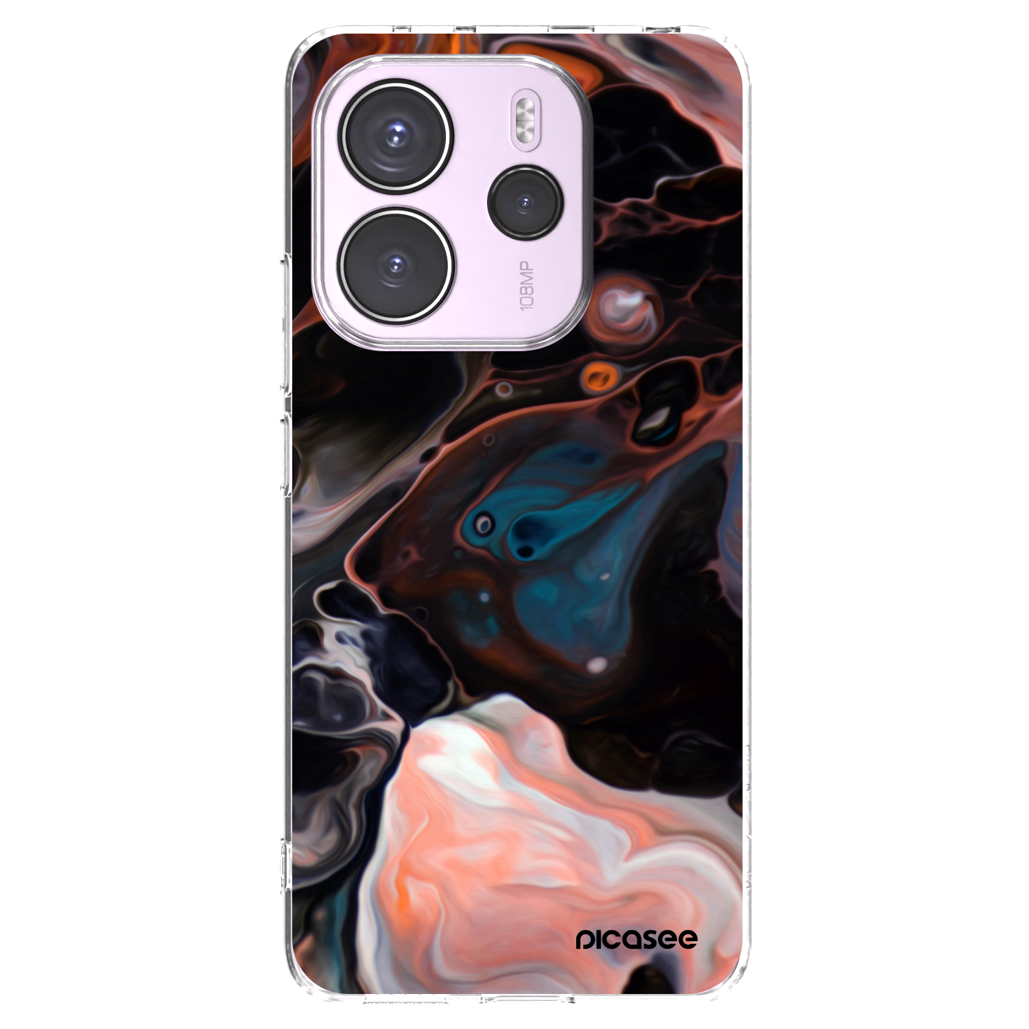 Picasee átlátszó szilikon tok az alábbi mobiltelefonokra Xiaomi Redmi Note 14 4G - Cream