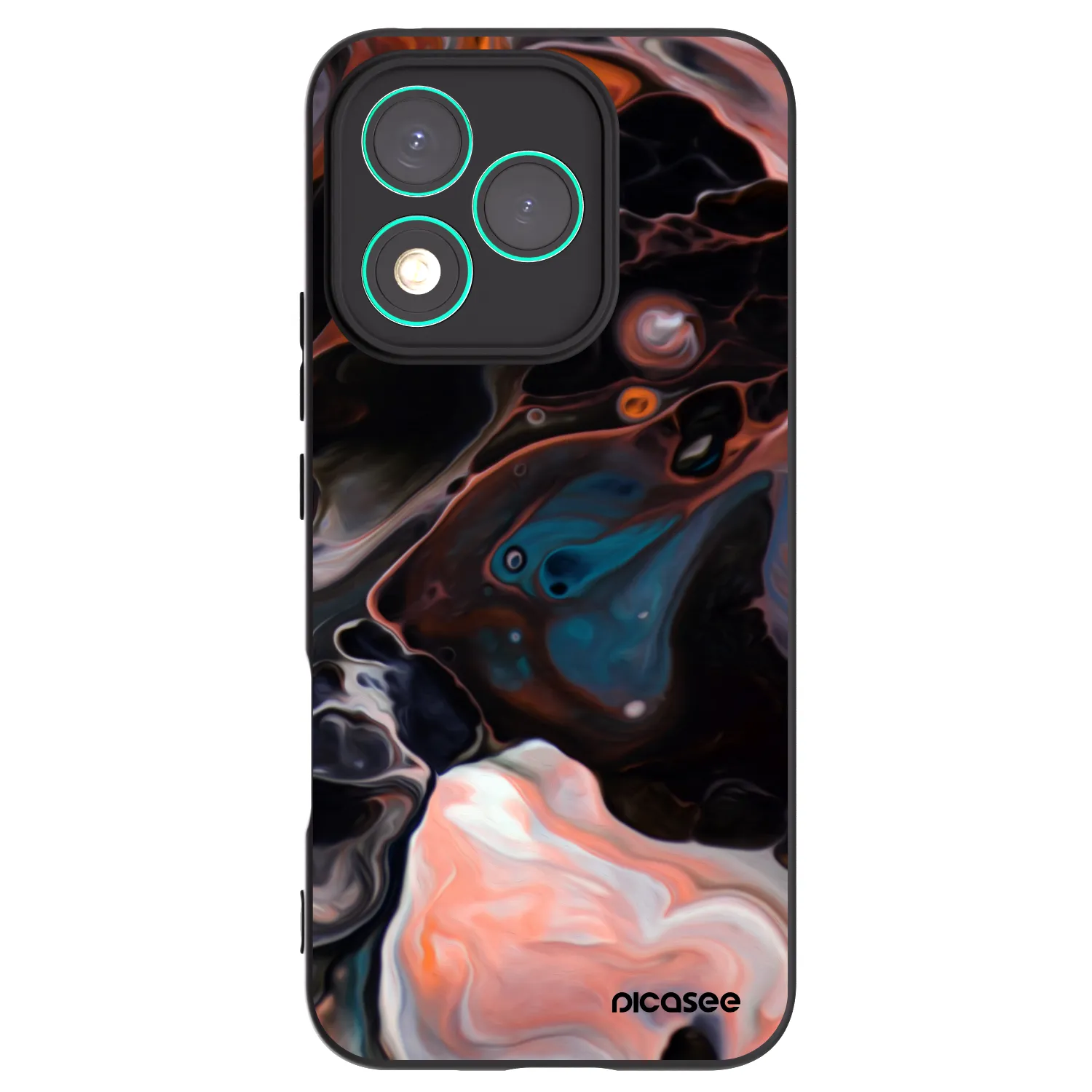 Picasee fekete szilikon tok az alábbi mobiltelefonokra Honor 400 Lite 5G - Cream