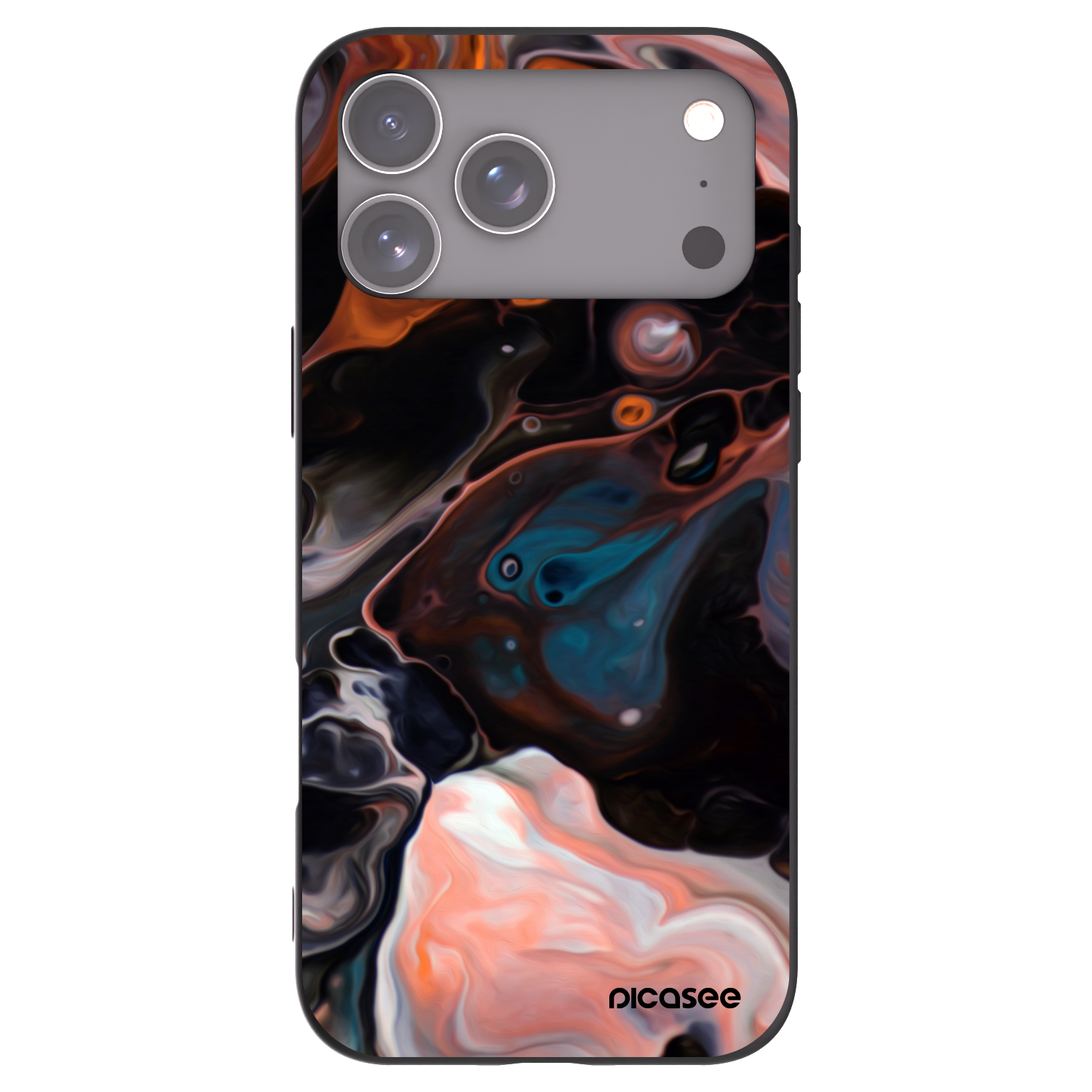 Picasee fekete szilikon tok az alábbi mobiltelefonokra Apple iPhone 17 Pro Max - Cream