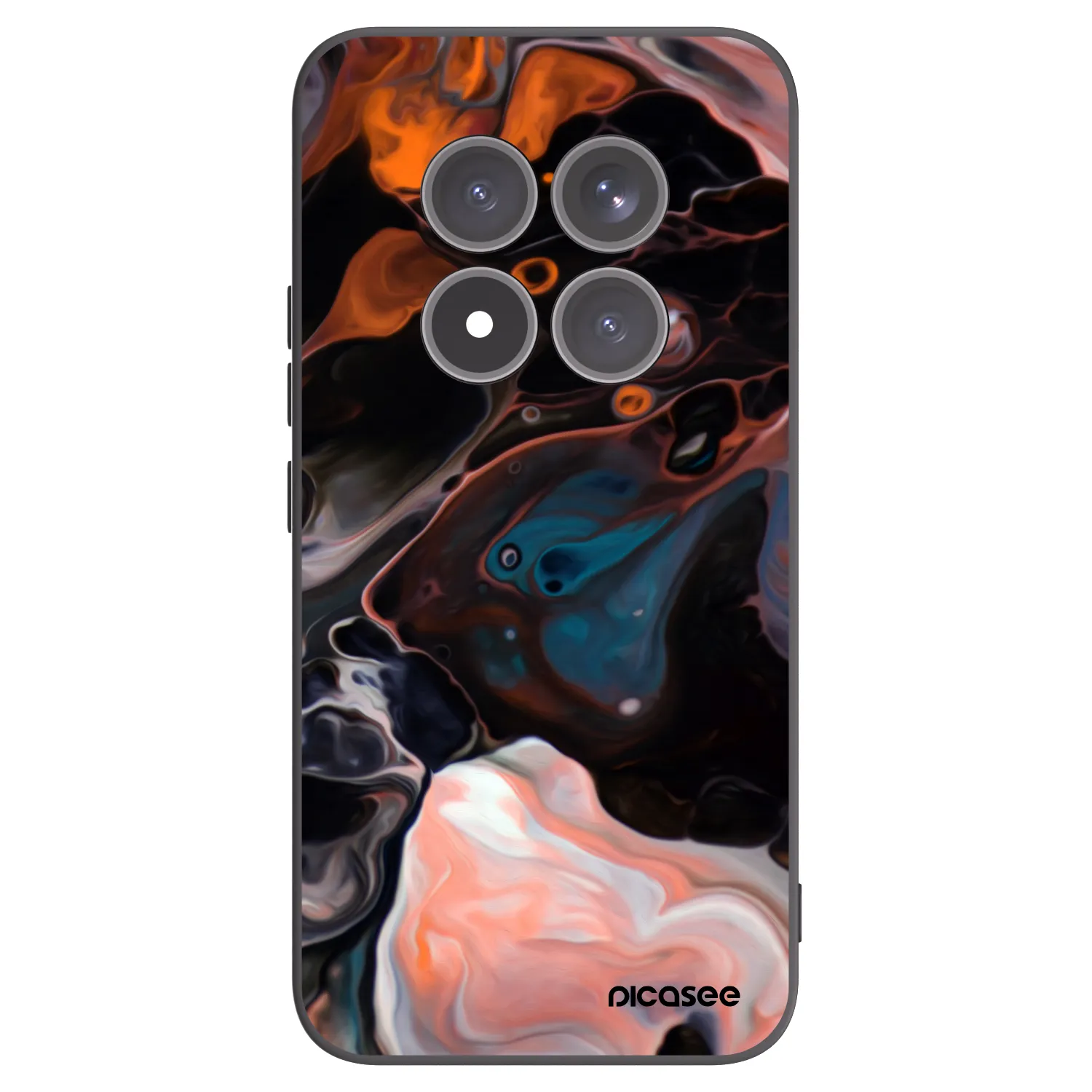 Picasee fekete szilikon tok az alábbi mobiltelefonokra Xiaomi Redmi Note 15 Pro+ - Cream