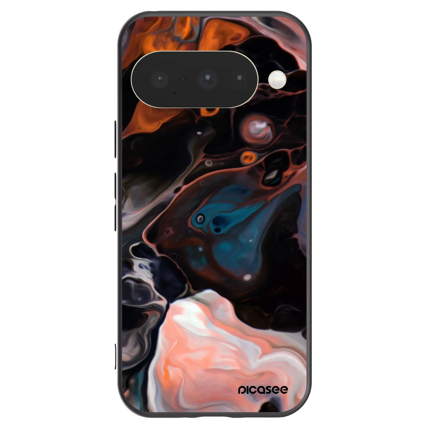 Picasee fekete szilikon tok az alábbi mobiltelefonokra Google Pixel 10 - Cream