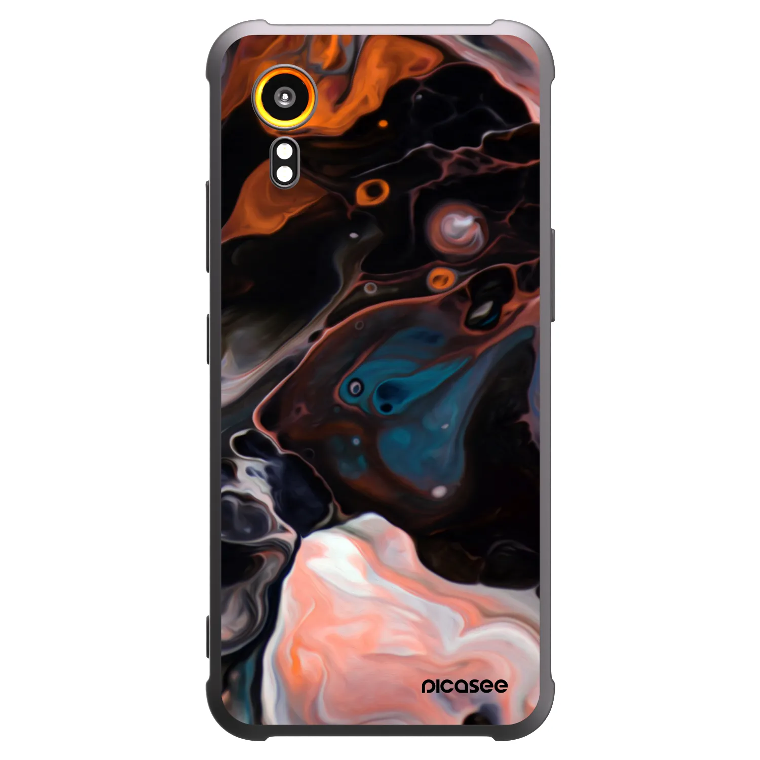 Picasee fekete szilikon tok az alábbi mobiltelefonokra Samsung Galaxy Xcover 7 - Cream
