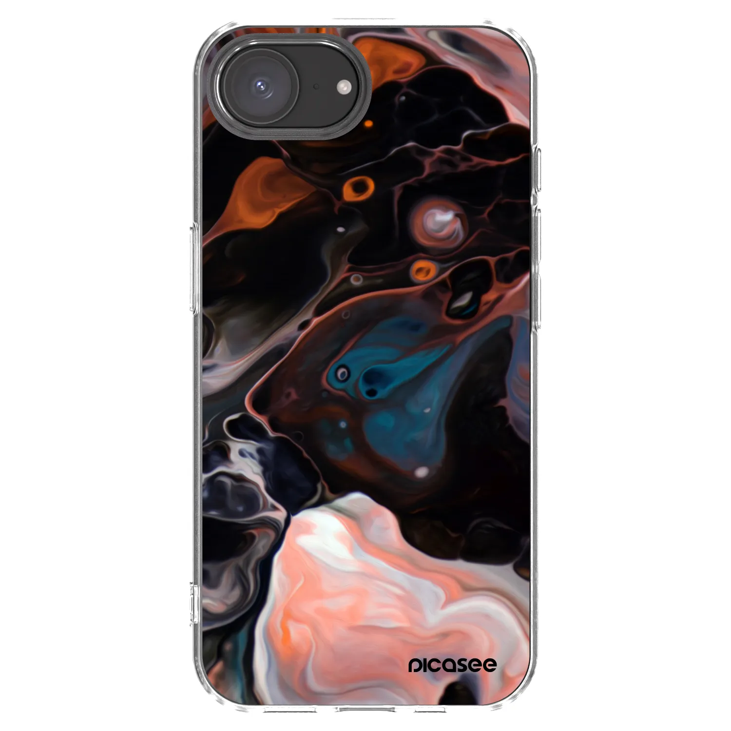 Picasee átlátszó szilikon tok az alábbi mobiltelefonokra Apple iPhone 17e - Cream