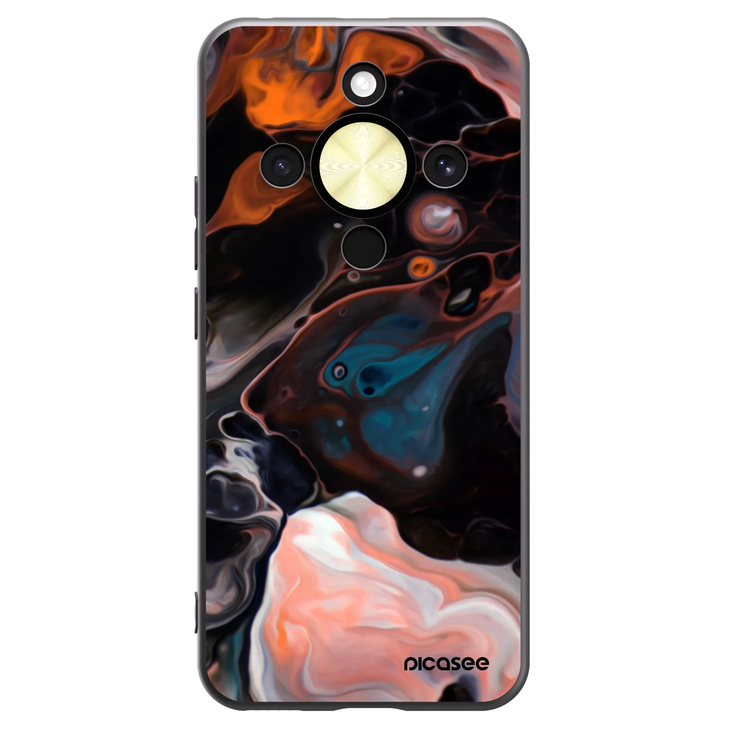 Picasee fekete szilikon tok az alábbi mobiltelefonokra Honor Magic8 Lite 5G - Cream
