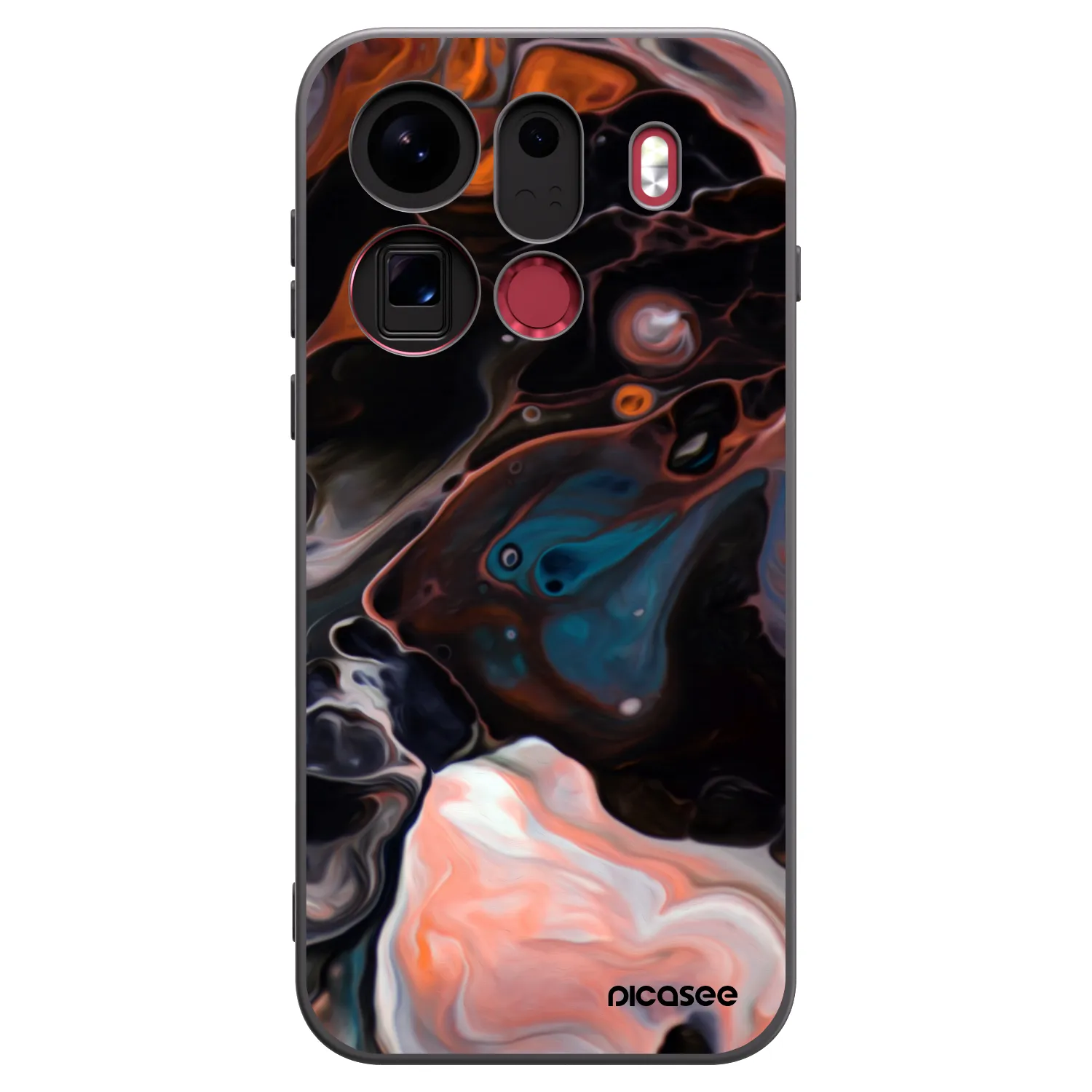 Picasee fekete szilikon tok az alábbi mobiltelefonokra OPPO Find X9 Pro - Cream